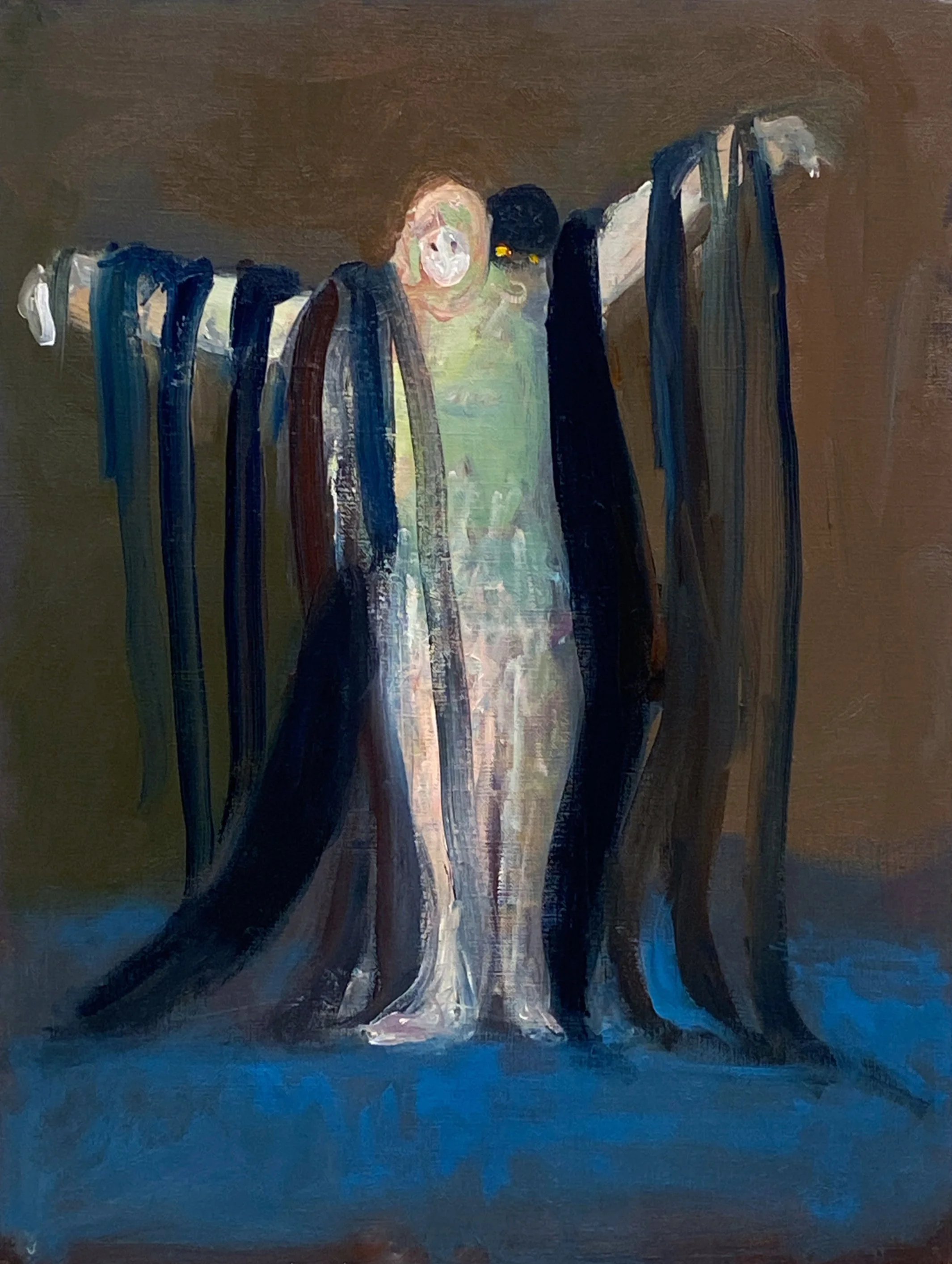 Untitled, 2025  
oil on paper  
13 x 16 1/8 inches  
33 x 41 cm