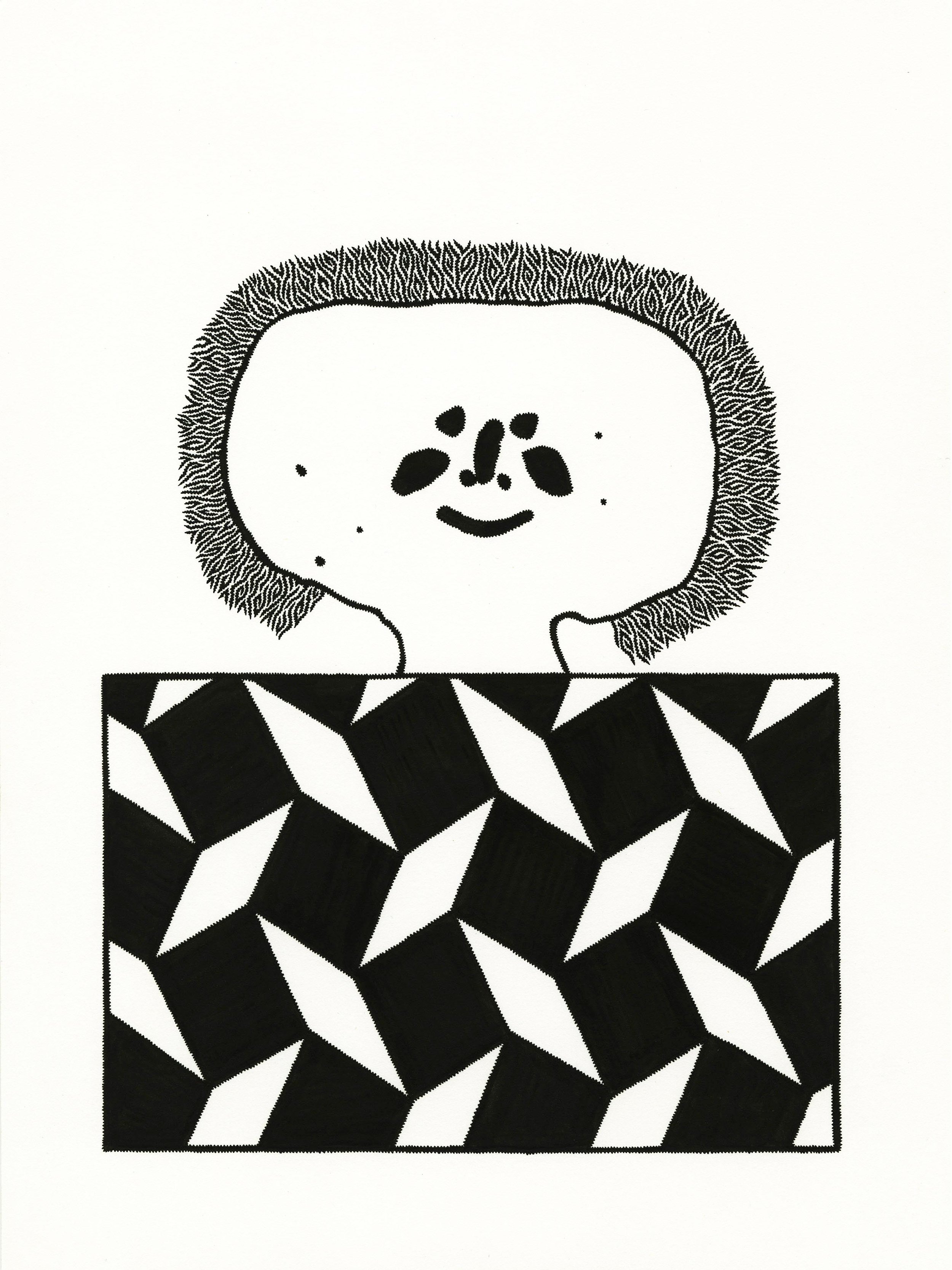 Matt Leines
Rondo Bleu, 2023
ink on paper
12 x 9 in.
30 x 22 cm