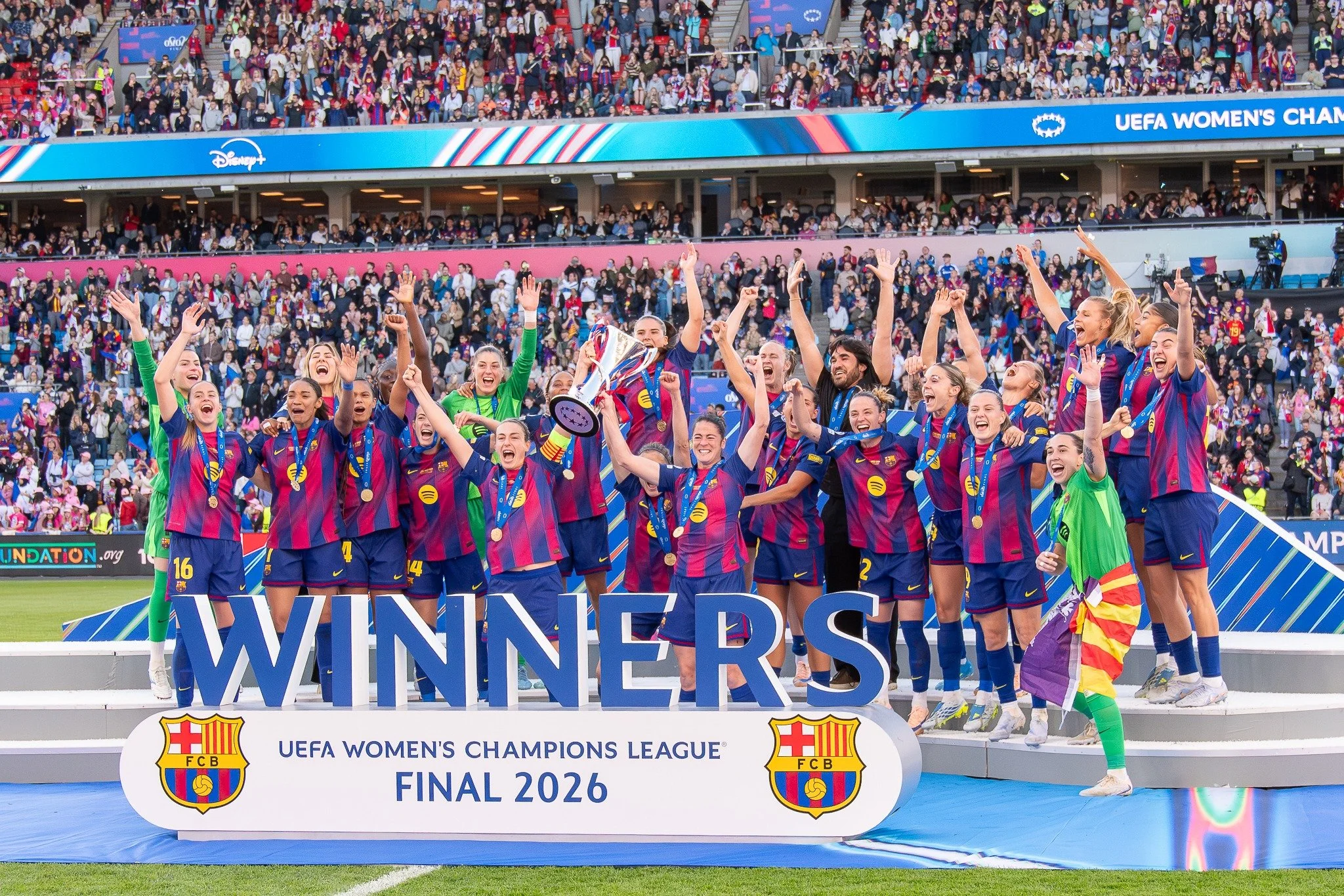 FC Barcelona vant finalen i UEFA Women's Champions League ⚽📸
.
.
#football #picoftheday #photooftheday #norway #uefa #uefawomenschampionsleague #fcbarcelona #lyon #fotball #fussball .