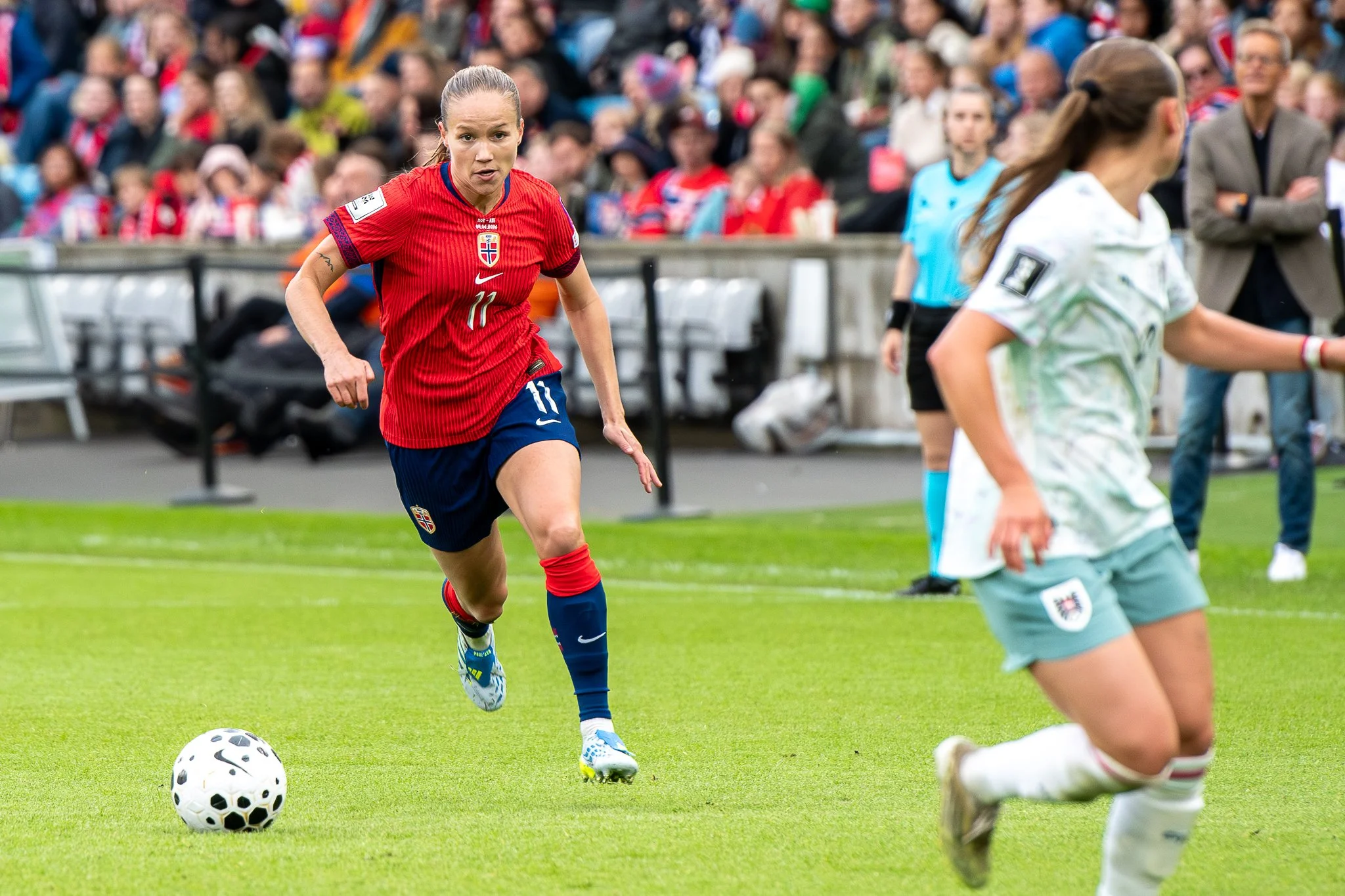 VM-kvalifisering 2026: Norge - Østerrike