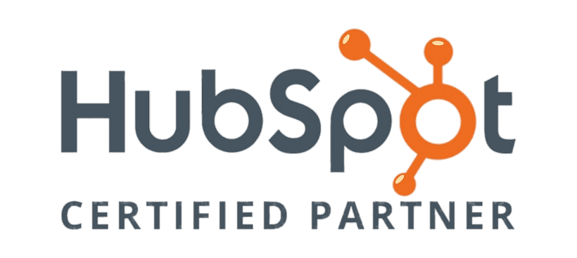 HubSpot logo with the words "Certified Partner" underneath