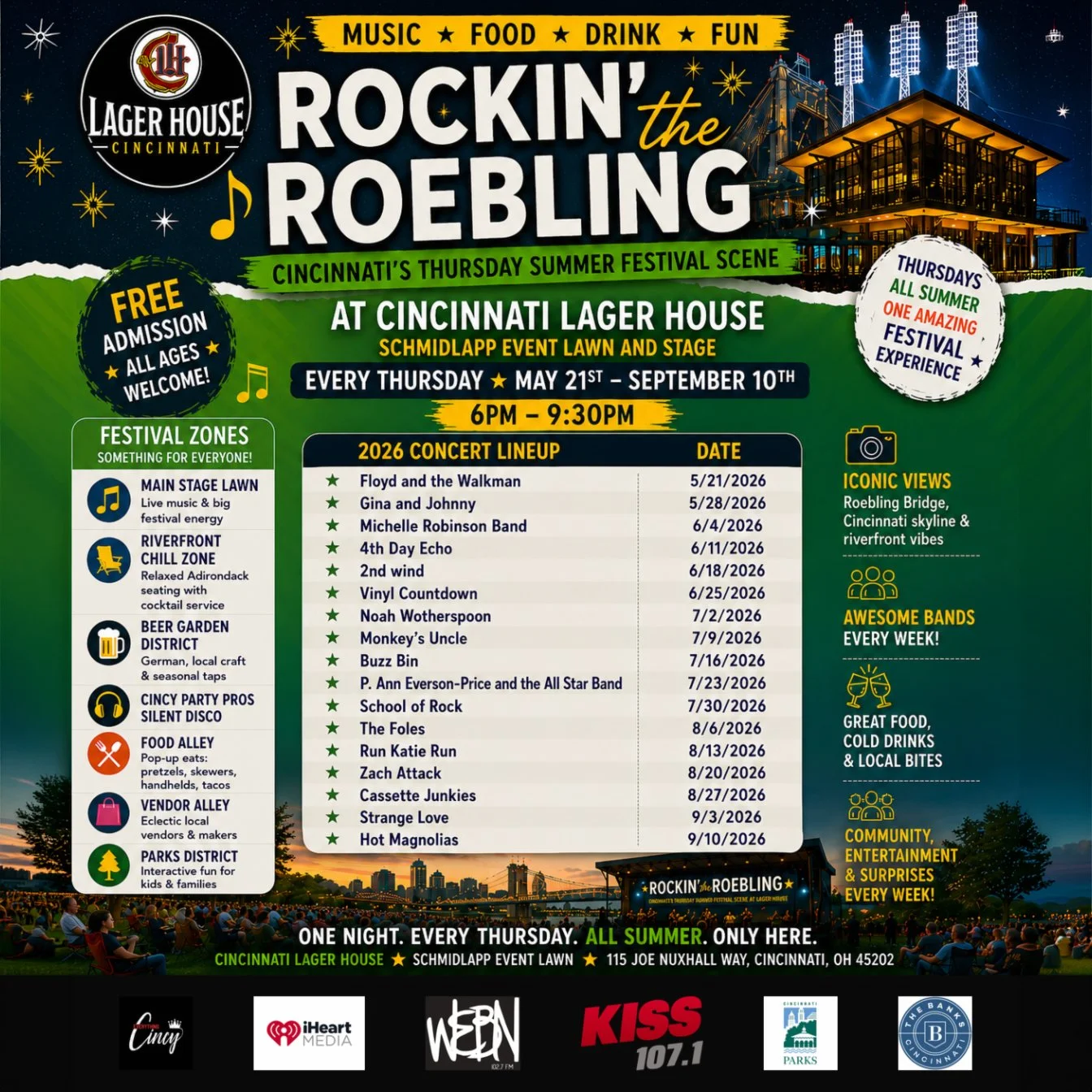 Rockin' the Roebling Kicks Off the Summer Countdown