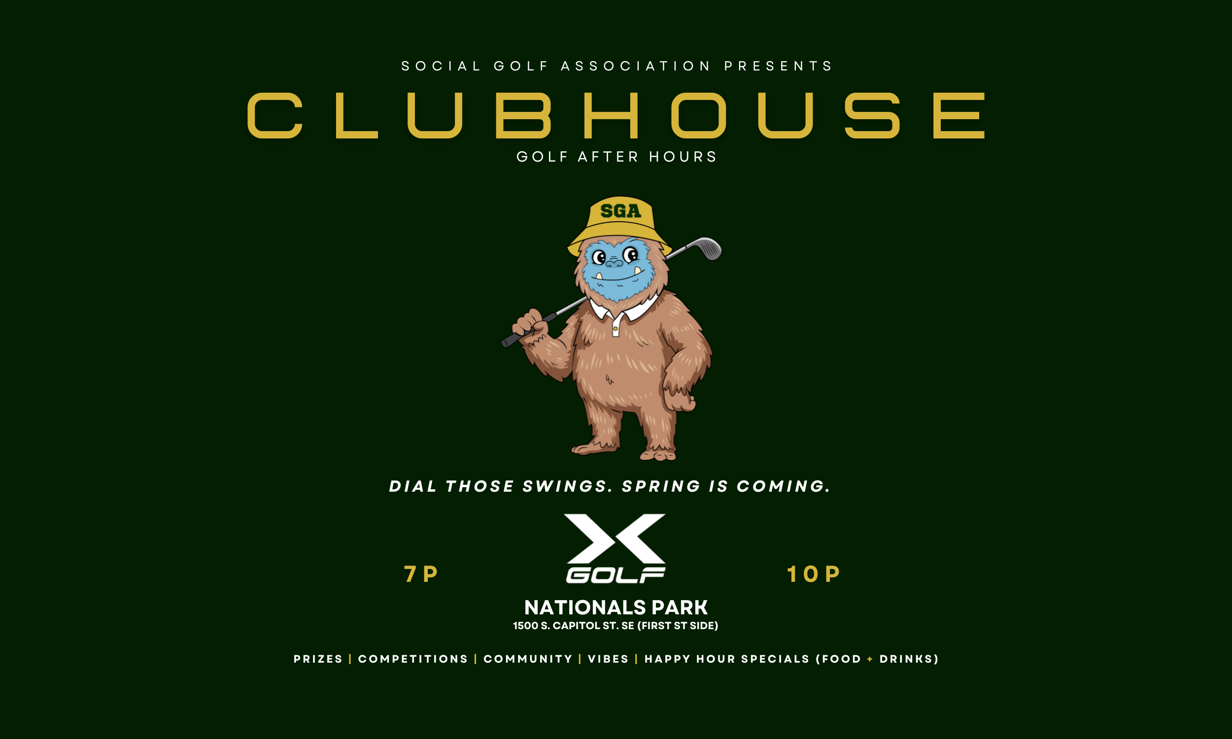 Clubhouse at X Golf 