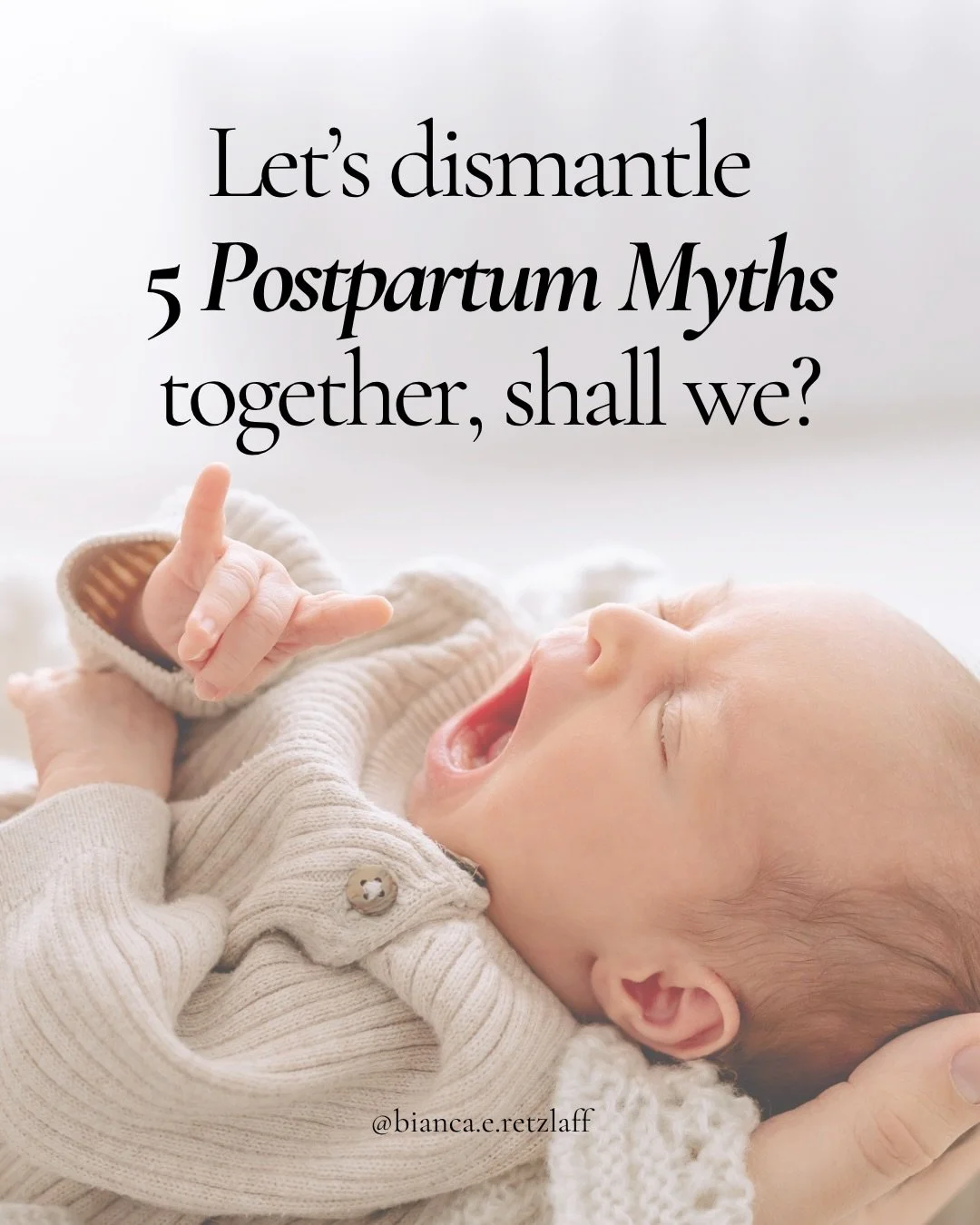 You were never meant to &ldquo;bounce back.&rdquo;
You were never meant to do this alone.
And you were never meant to abandon yourself in the process of becoming a mother.

So many of the struggles we experience in postpartum are not because we are d