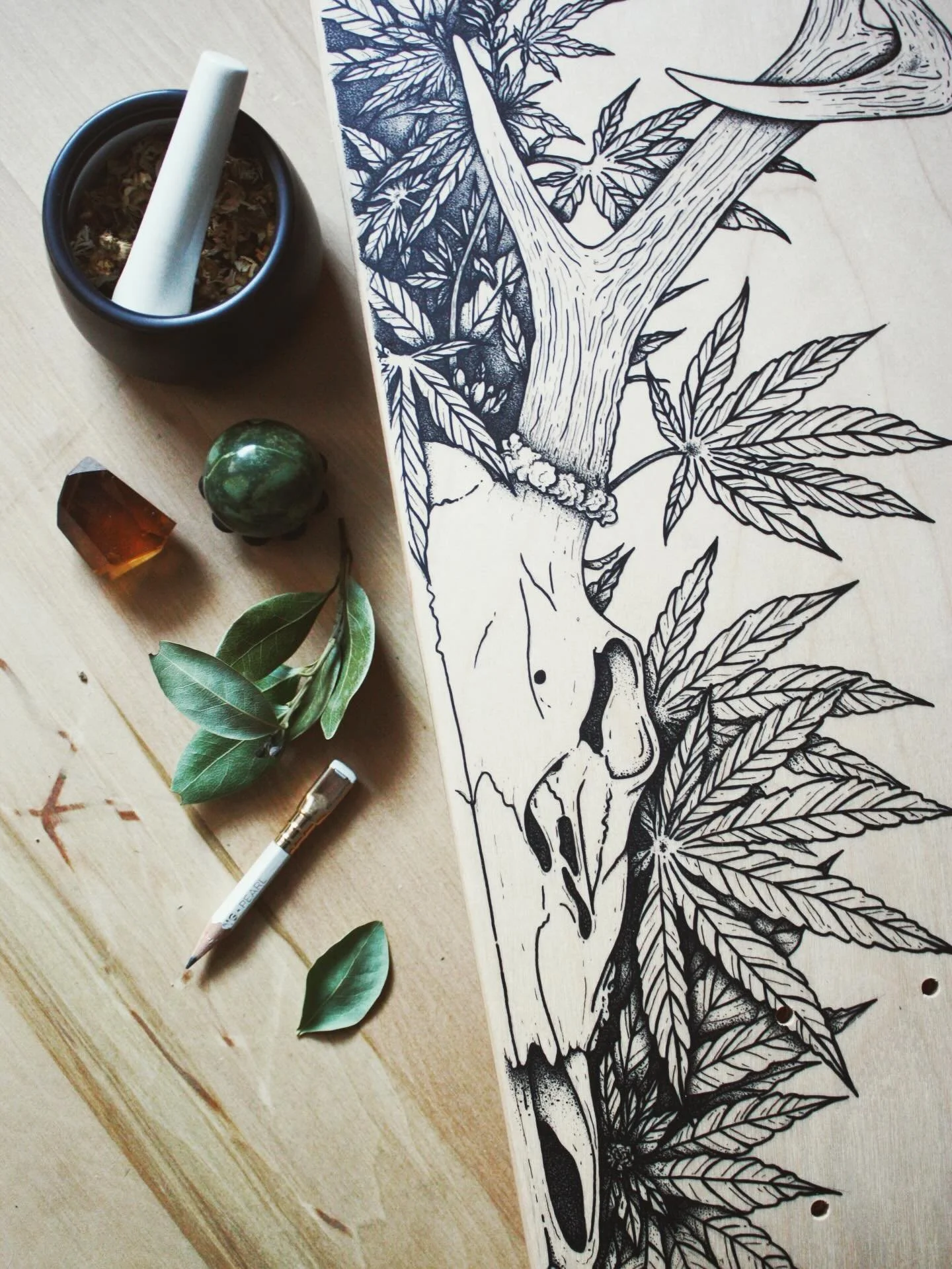 New art available 🛹✨🤘⁣
⁣
@yycgreens has been a supporter of mine for a long time, and I&rsquo;m so grateful for them. Watching my art slowly grow in their space over the years has been really special and I love seeing it every time I walk in. ⁣
⁣
I