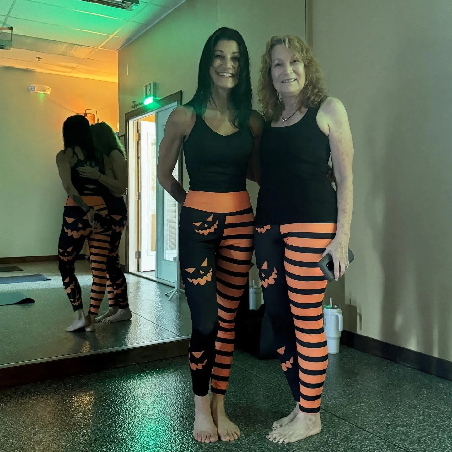 👻 The countdown to Halloween is ON at Hot Yoga DeLand! 
Our yogis already brought the Halloween spirit to the mat last Saturday for Spooky Slow Flow. Stay tuned all week for festive fun! 💀🧘‍♀️
#HotYogaDeLand #halloween #SpookySeason #YogaFun