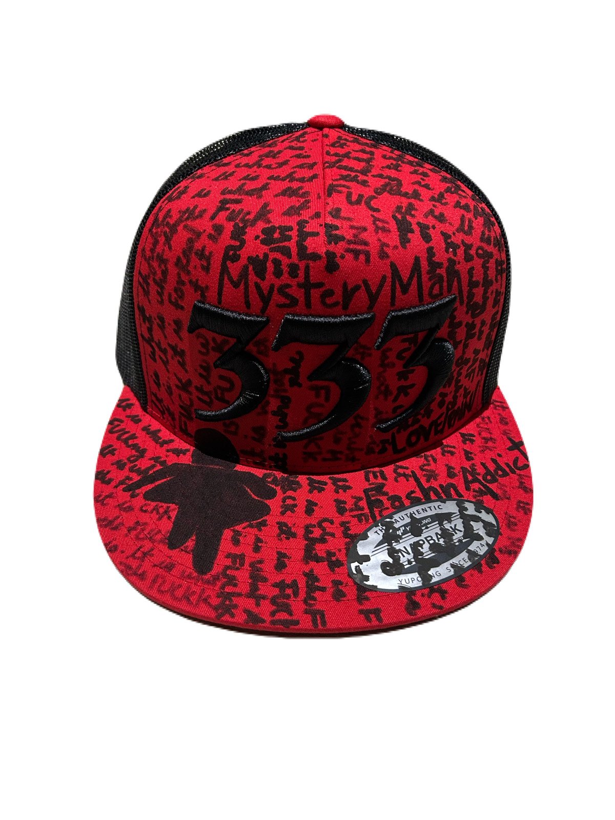 IT IS WHAT IT IS TRUCKER SNAPBACK N RED