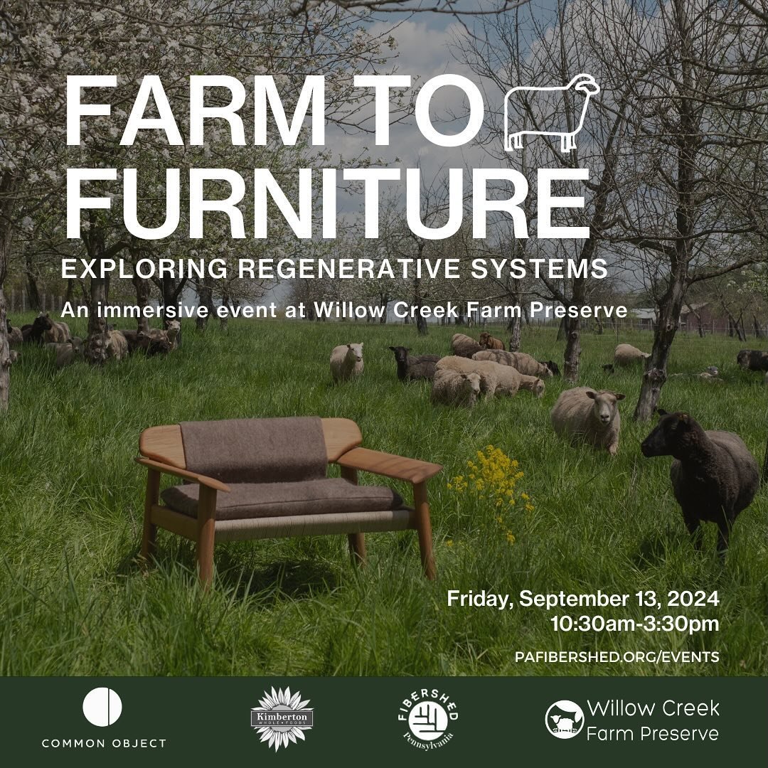We are so excited to be partnering with @pafibershed and @willowcreekfarmpreserve to bring this event to the Philadelphia area! See link in Bio or Reach out for tickets.