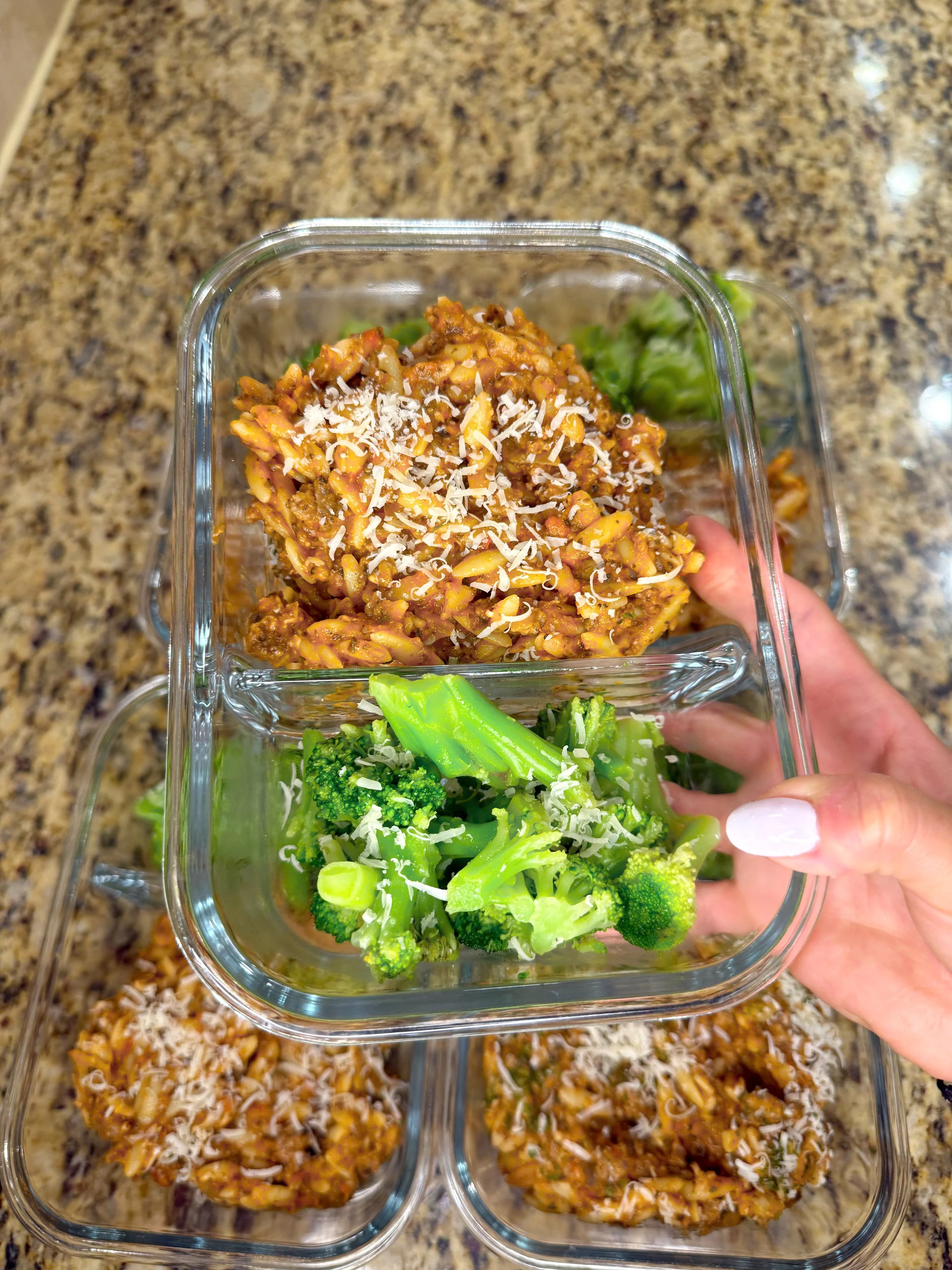 One pot Orzo pasta with Hidden Veggies