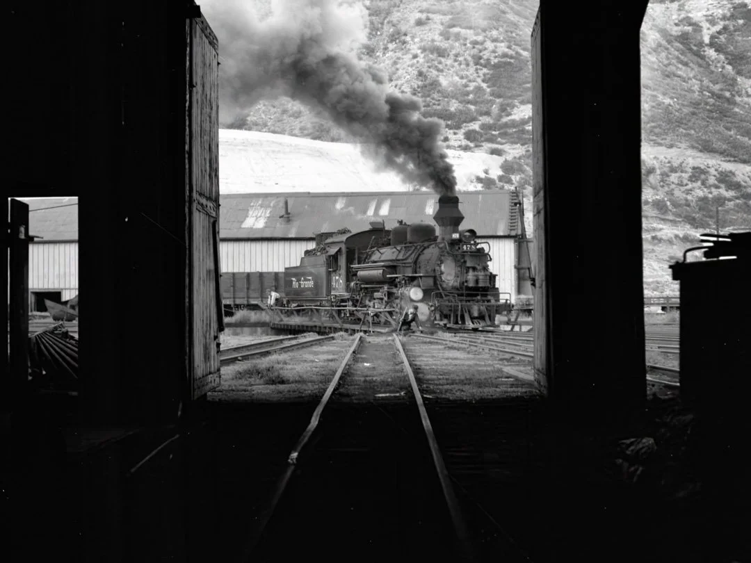 Engine 478 - September 1960 - Durango Roundhouse