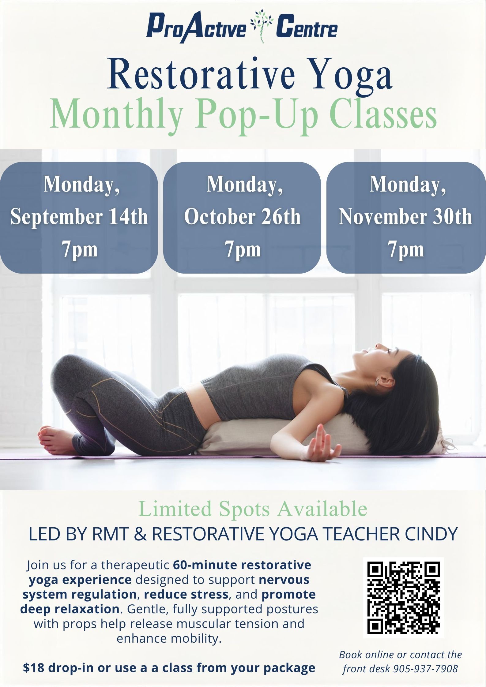 Restorative Yoga Pop-Up Classes