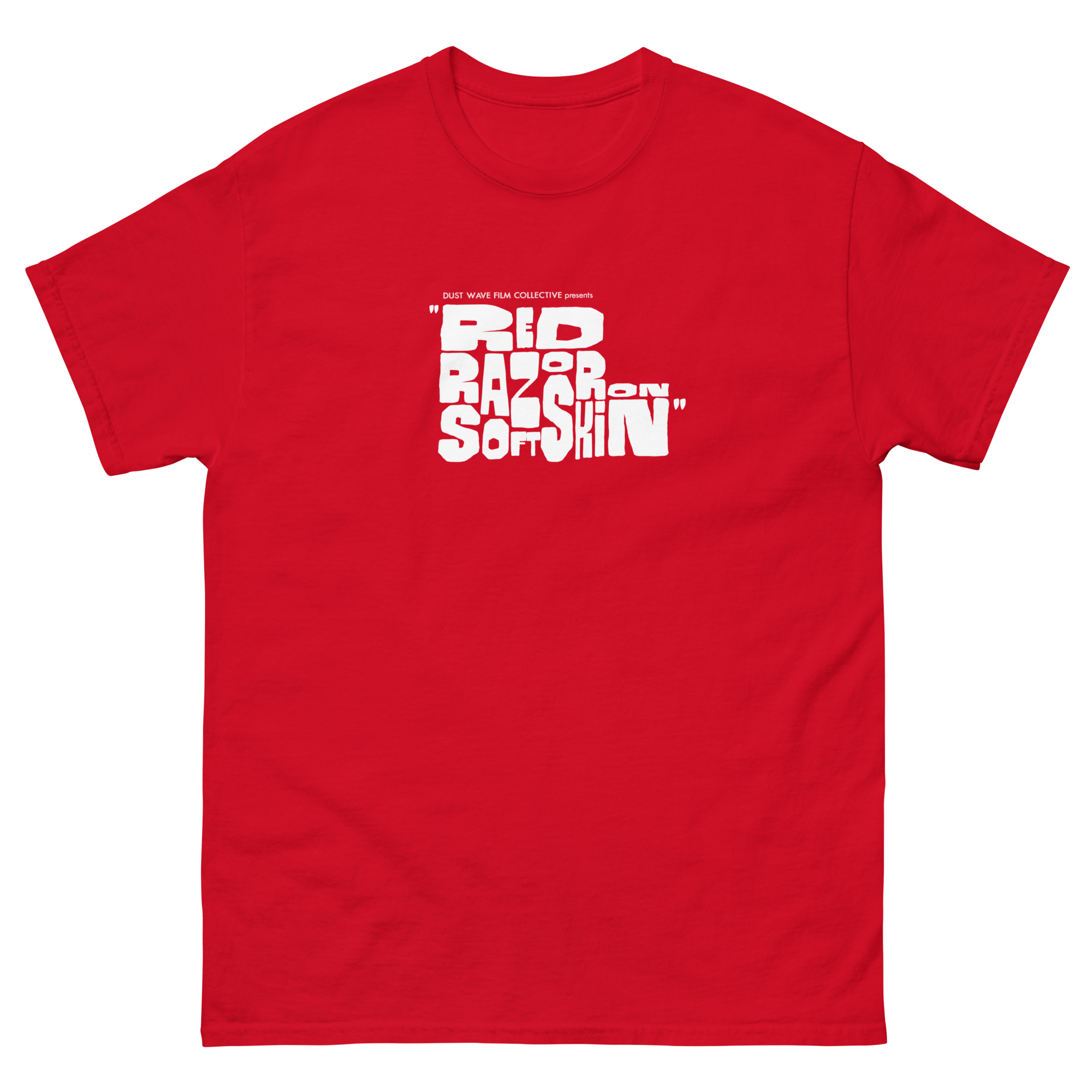 Red Razor On Soft Skin • Logo Tee