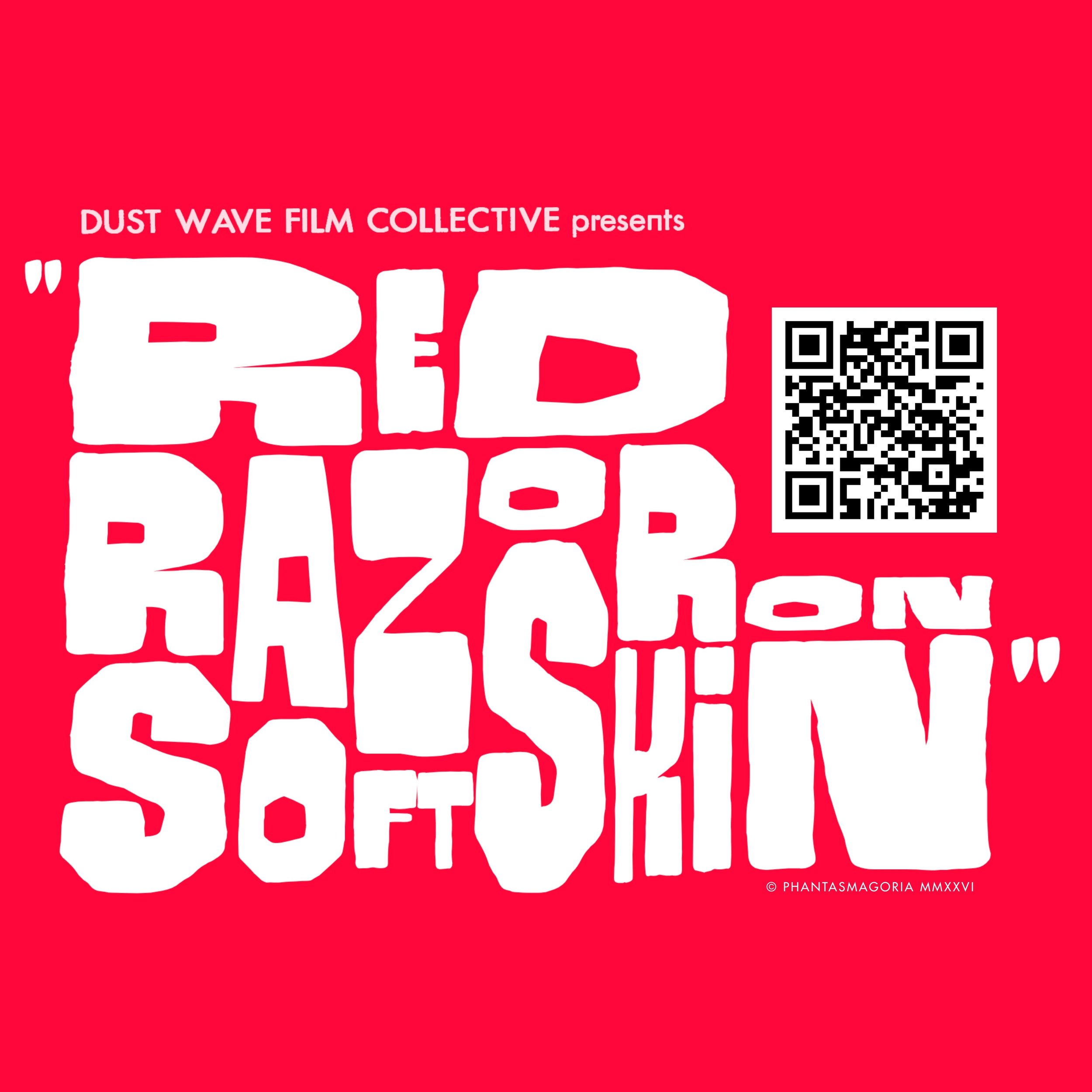 Red Razor On Soft Skin • Logo Sticker