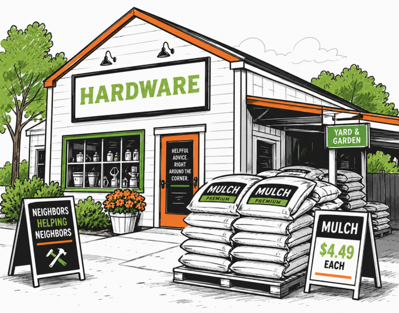 Lessons From the Hardware Store: Mulch vs. Matches