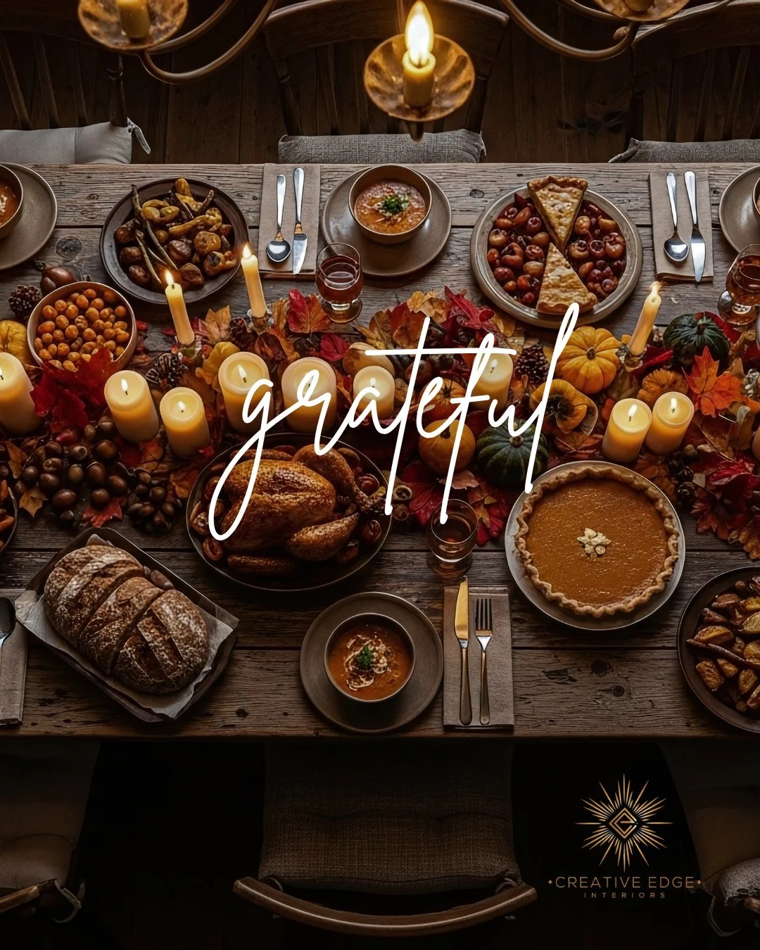 This season, we&rsquo;re feeling deeply grateful&mdash;for the clients who trust us, the artisans who inspire us, those who help bring our Client's dreams to life, and for the beauty we get to create every day.⁠
⁠
⁠
Wishing you a Thanksgiving filled 