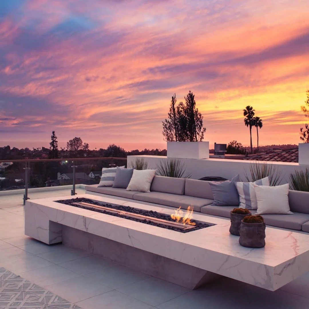 Obsessed with sunsets... and this view!⁠
Designing outdoor spaces that invite you to slow down, take it all in, and truly live in the landscape is where we thrive. Sunsets, sightlines, and moments that feel expansive yet grounded.⁠
⁠
Maximizing views