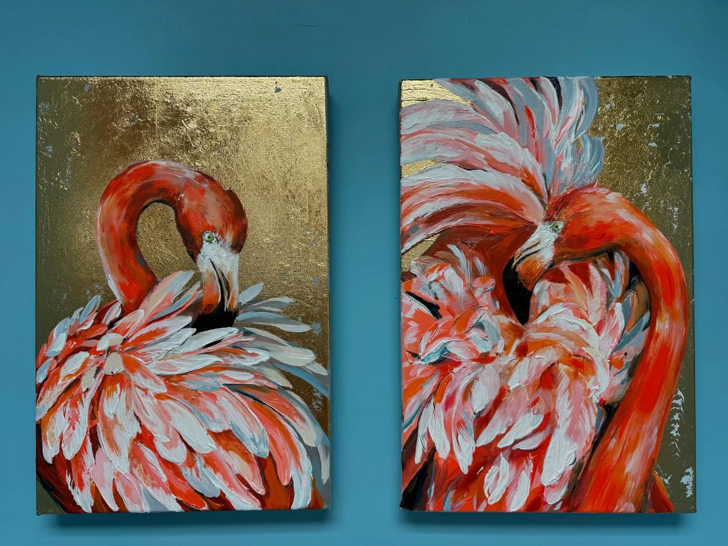 Flamingo 🦩 #art #florida #floridaart #flamingo #flamingoart #artist #bocaraton #floridabeauty