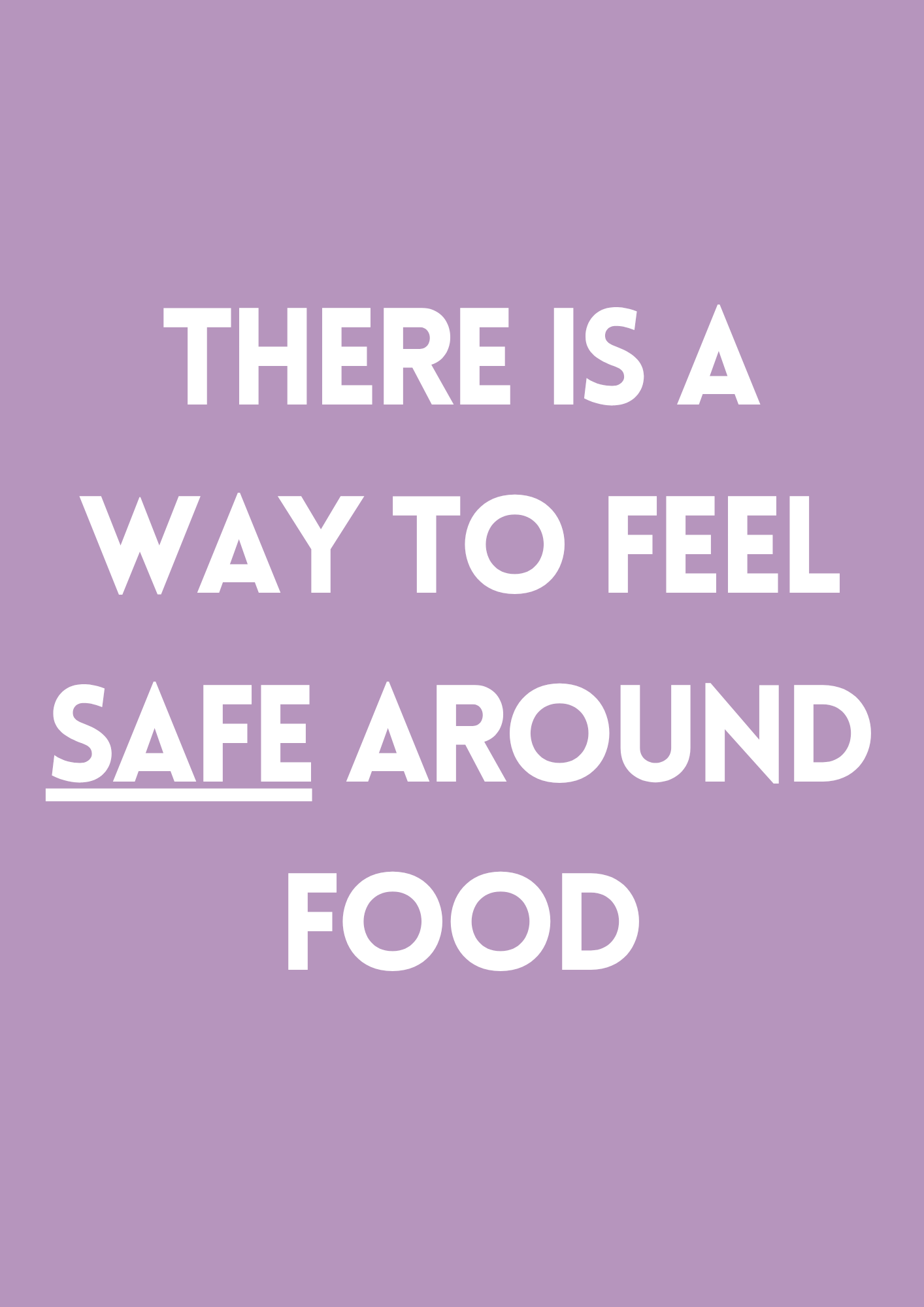 There is a way to feel safe around food at core dietetics