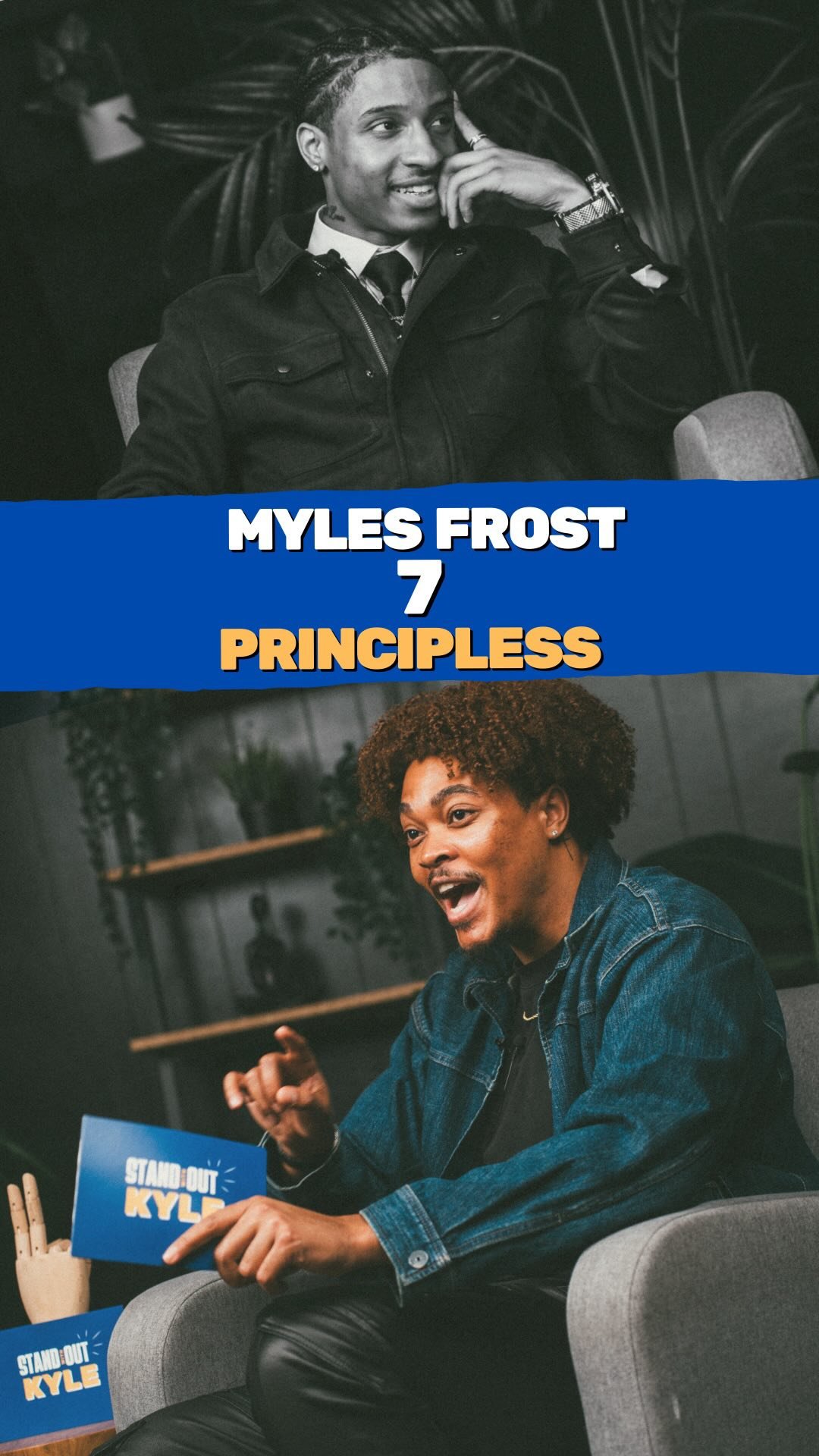 “What people think about me is NOT MY PROBLEM”
@myles.frost broke down the 7 principles and affirmations he lives by daily and trust, there are some serious gems in there we can all use!
(Full interview out now on @kyleonthemic #YouTube