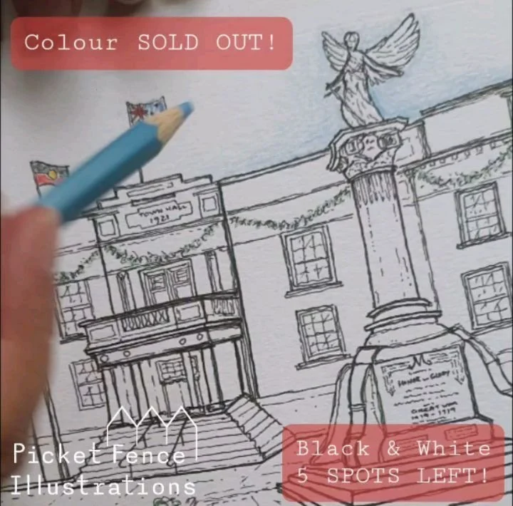 Hand drawn house portraits 🏡✨️
@picket_fence_illustrations 

🏡 BLACK &amp; WHITE ILLUSTRATIONS 
🙌🎉 5 SPOTS LEFT 🎄

~~~~
⬇️ ORDER HERE ⬇️
📌 Website: picketfenceillustrations.com
📧 Email: picketfenceillustrations@gmail.com
💌 DM: @picket_fence_i