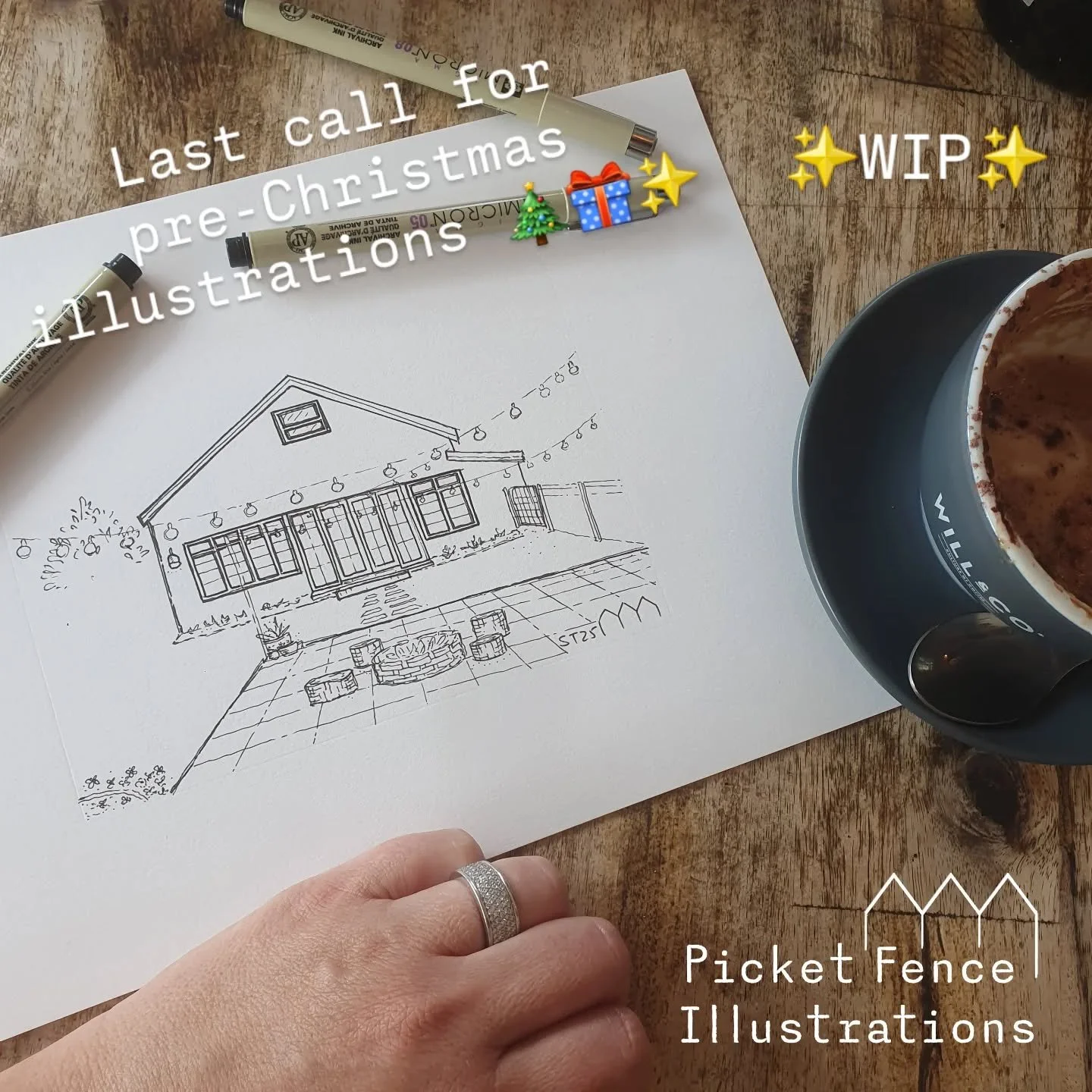 🏡✨️ Hand Drawn House Portraits 💖🎁
@picket_fence_illustrations 

🎁 The perfect gift 🎁 

✨️ Get in quick...
Pre-Christmas illustrations almost booked out! 🙌 

~~~~
Order here ⬇️
📌 Website: picketfenceillustrations.com
💌 DM: @picket_fence_illust