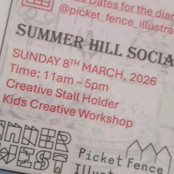 💖 Coming up @picket_fence_illustrations 
SUMMER HILL SOCIAL 
🎁 MOTHERS DAY SPECIAL 💖

~~~
Hi 👋 I'm Sorrel 👋
I'm a free-hand illustration Artist from Sydney 🖊 
I draw special places for special people 🥰🏡 picketfenceillustrations.com

Join me @