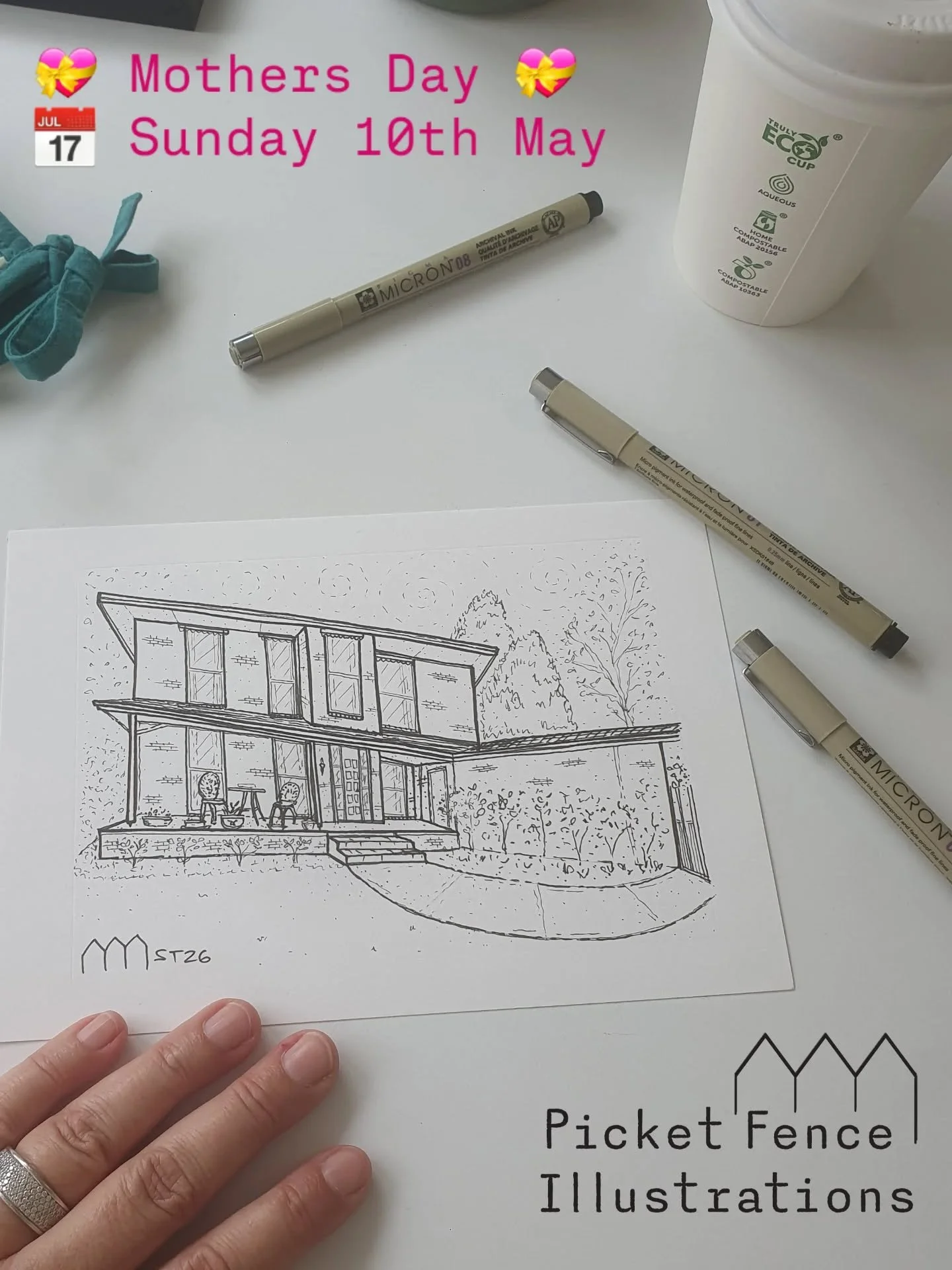 💝 MOTHERS DAY 💝 
📅 SUNDAY 10TH MAY 📅 

🎁 A beautiful hand drawn illustration 🎁🏡 🖊 @picket_fence_illustrations

~~~
📌 ORDER NOW FOR MOTHERS DAY 📅
🎁 RECEIVE FREE FRAME 🖼
🐣 FREE MOTHER HEN CARD

🌎 PICKETFENCEILLUSTRATIONS.COM 

✨️ Limited 