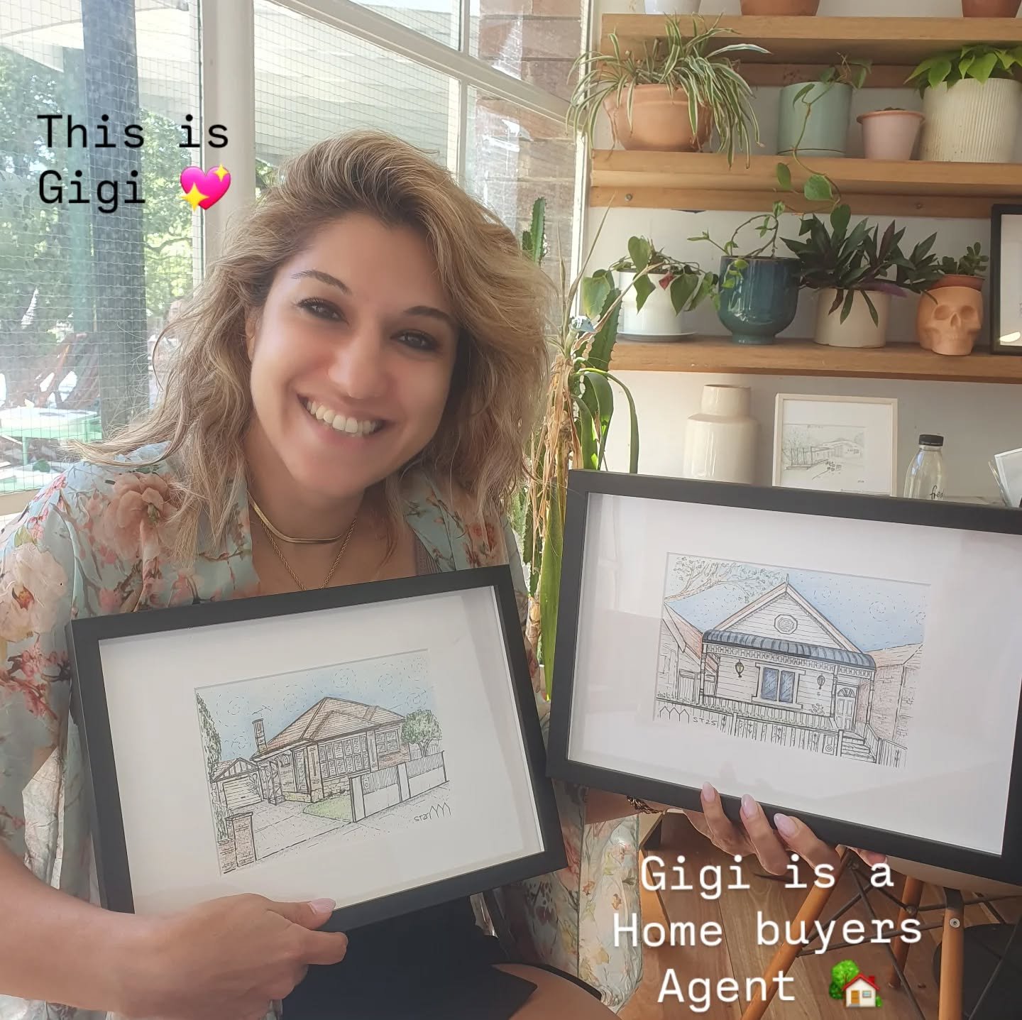 Thankyou @gigi.buyersagent 💖

💖 I am SO thankful for loyal customers who keep coming back time &amp; time again @picket_fence_illustrations 

🏡 @gigi.buyersagent has been a wonderful supporter of my illustration biz (and me!) She is a gem 💎✨️ 

L