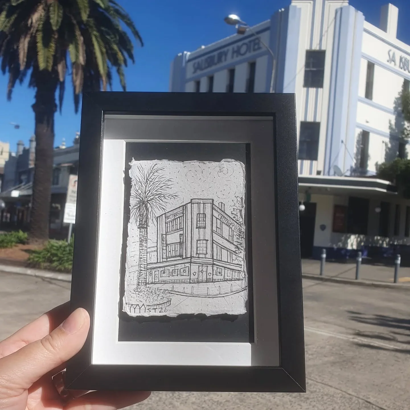 👋 Hi there @thesalisburyhotel 
You were looking very cute today
❤️ Love from @picket_fence_illustrations xx

~~~
Hi, I'm Sorrel 👋 
I'm a Sydney-based free-hand illustration Artist 🎨 
🏡 I draw special places for special people 💖
I'm glad you foun