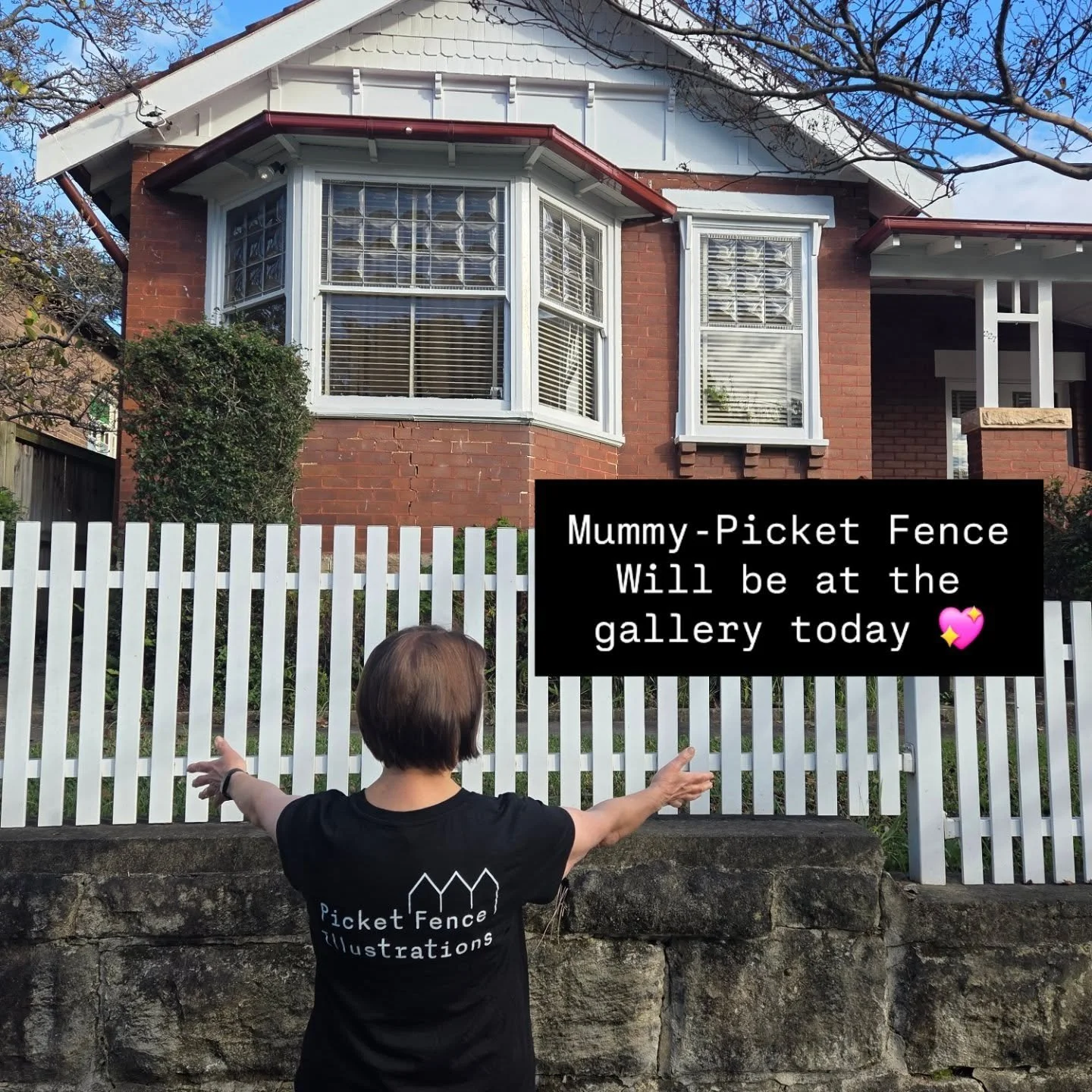 My mummy will be at the gallery today 💖
@picket_fence_illustrations

SOLO EXHIBITION 
📍 THE CORNER GALLERY 
Cnr Percival Rd and Myrtle St Stanmore 
🕑  Open 10AM-2PM 

Pop by and say hi!