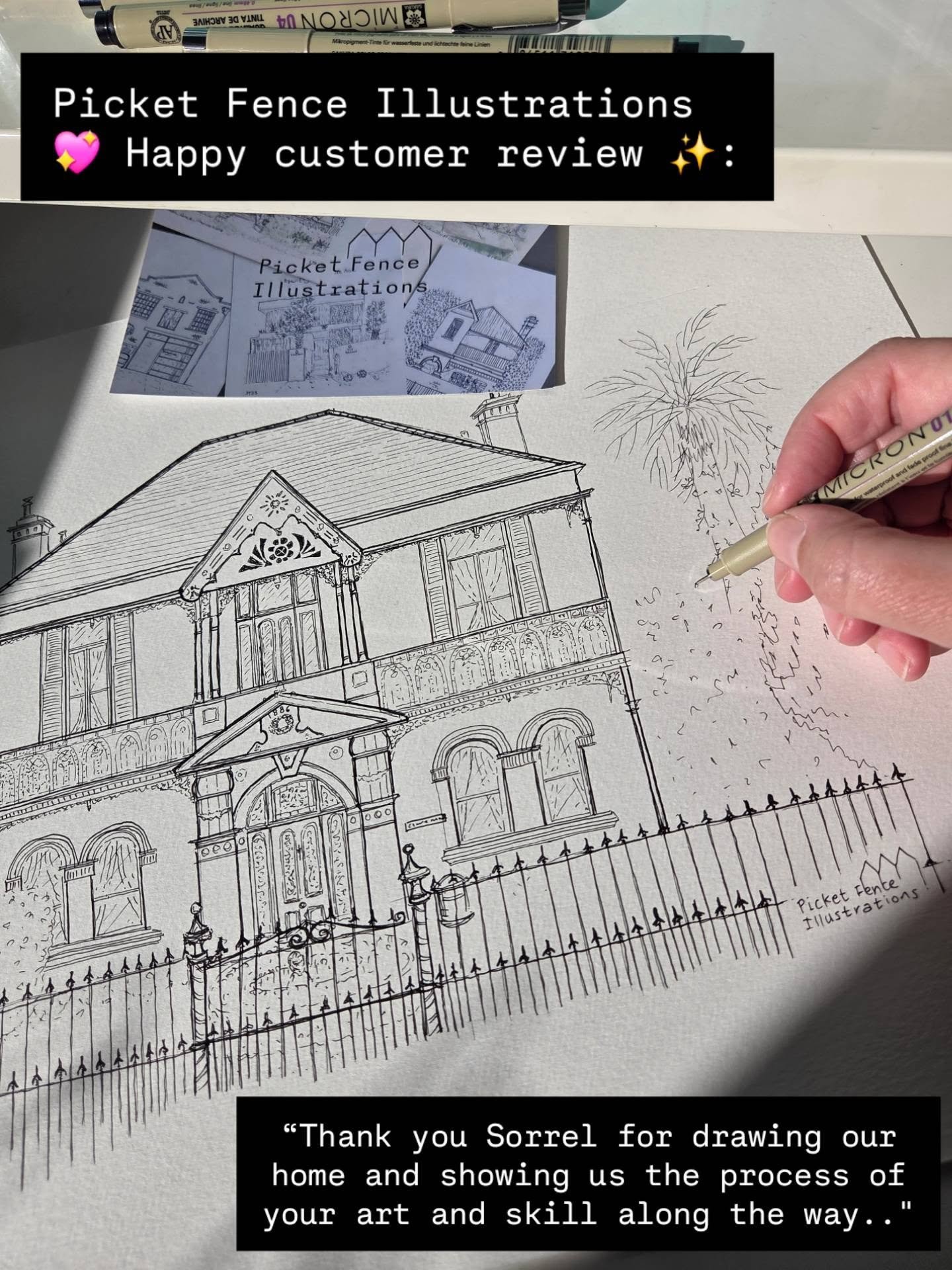 Claremont Est 1886
It was a joy to draw this beautiful home ✨️
@picket_fence_illustrations 

Thankyou to the owner (and their cute pets) for showing me around your magnificent estate ✨️ 

Thankyou for commissioning this stunning piece and for your ki