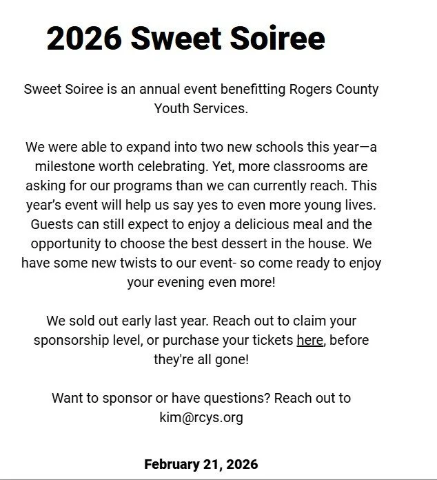 2026 Rogers County Youth Services