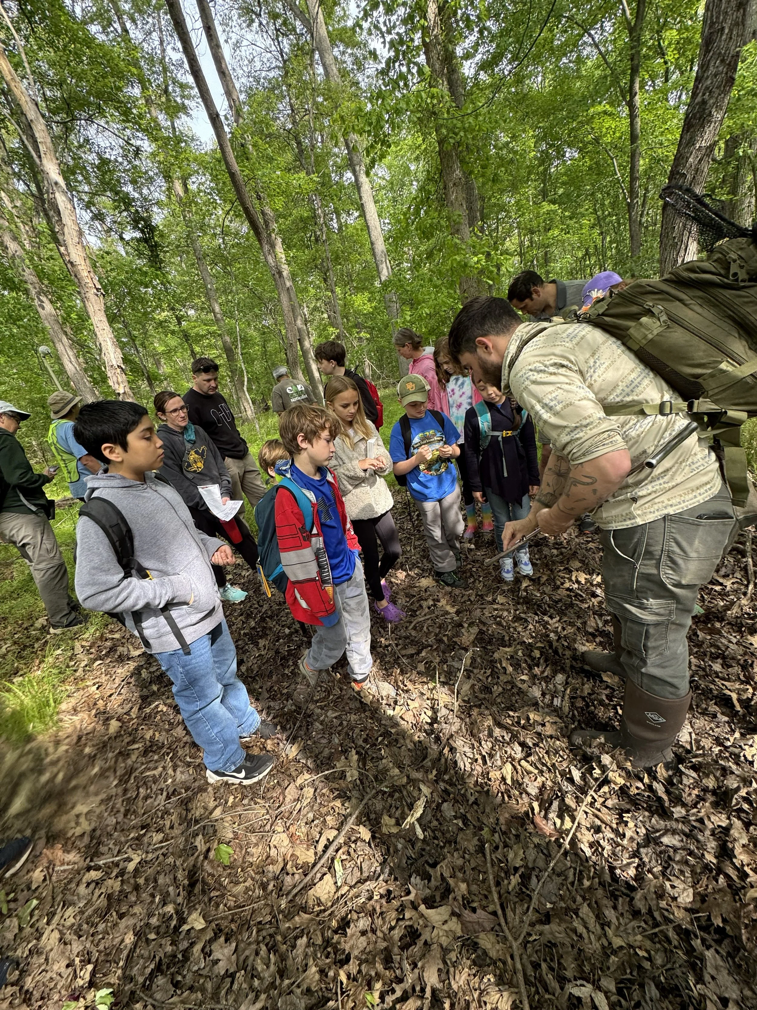 S2S Military Youth Cohort Digs In! - Herpetology, Soil, and Wetland Science for Module 4 at Stonebridge, Manassas NBP!