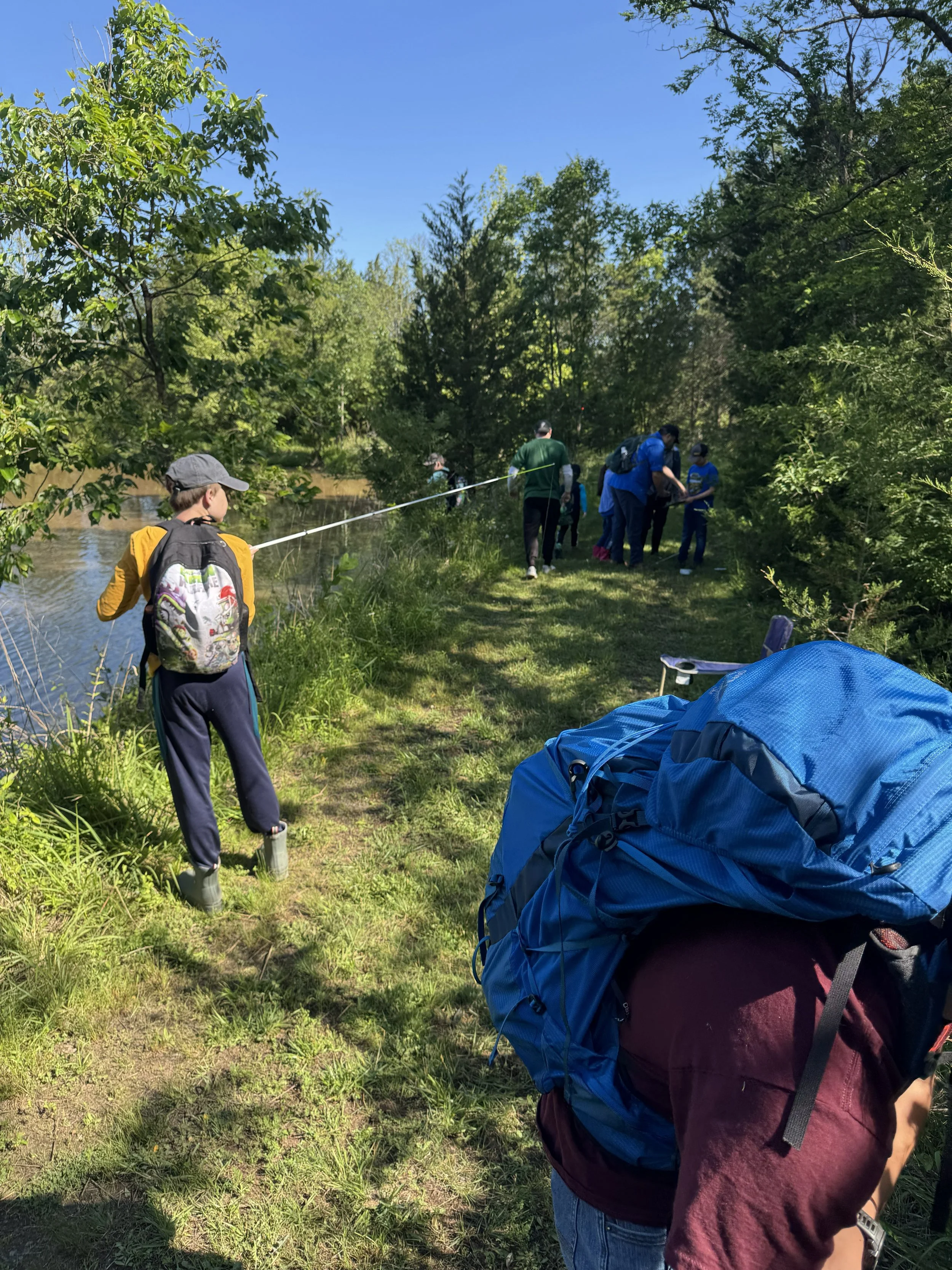 S2S Youth Cohort completes Angler Surveys during Module 6 of the Manassas YFSP!