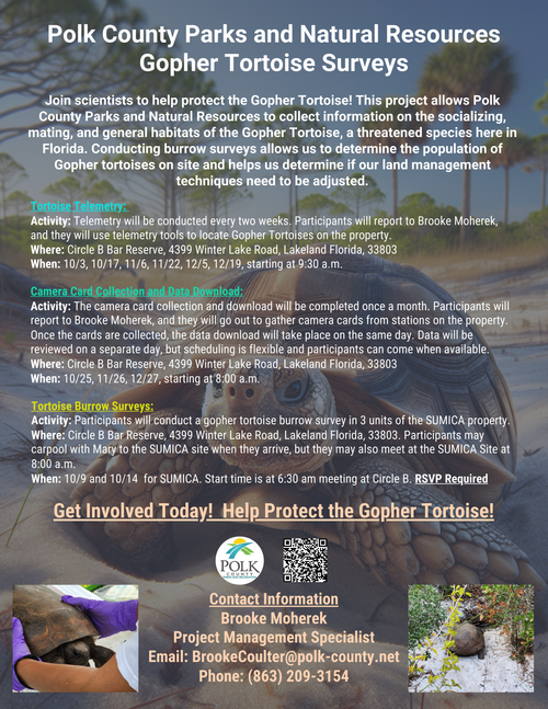 Polk County Florida Gopher Tortoise Protection Project ...