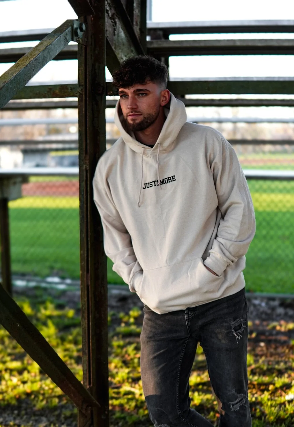 JUST1MORE Embroidered Hoodie