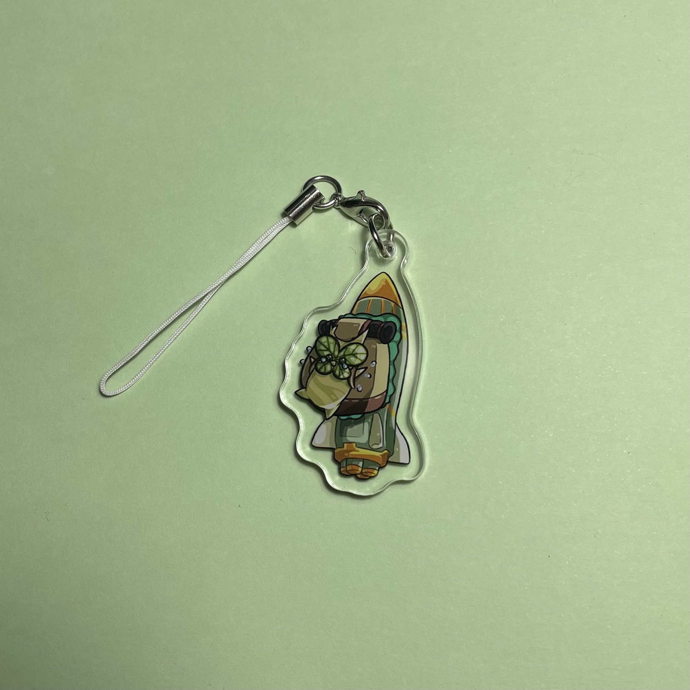 Distressed Korok Phone Charm