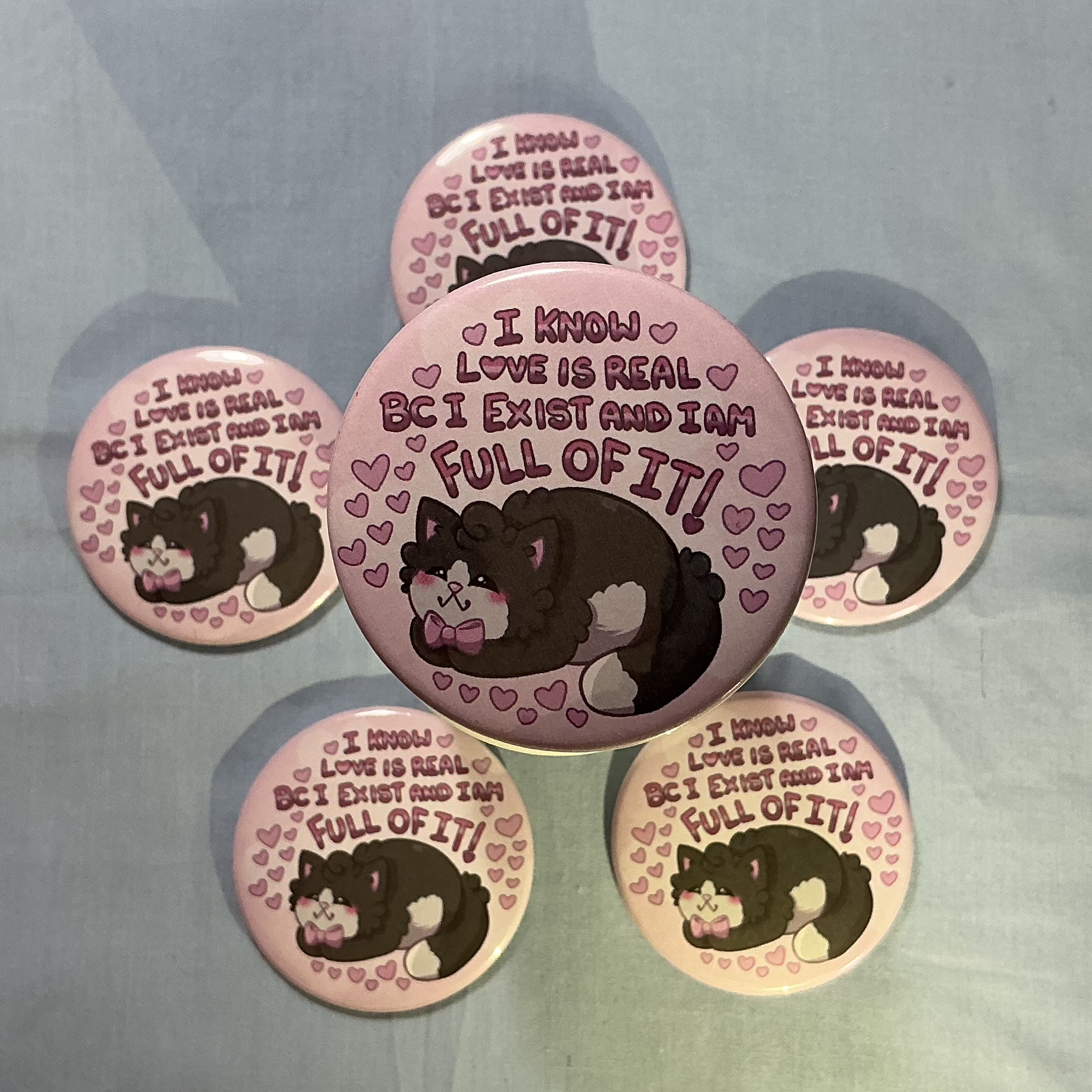 I know love is real badge