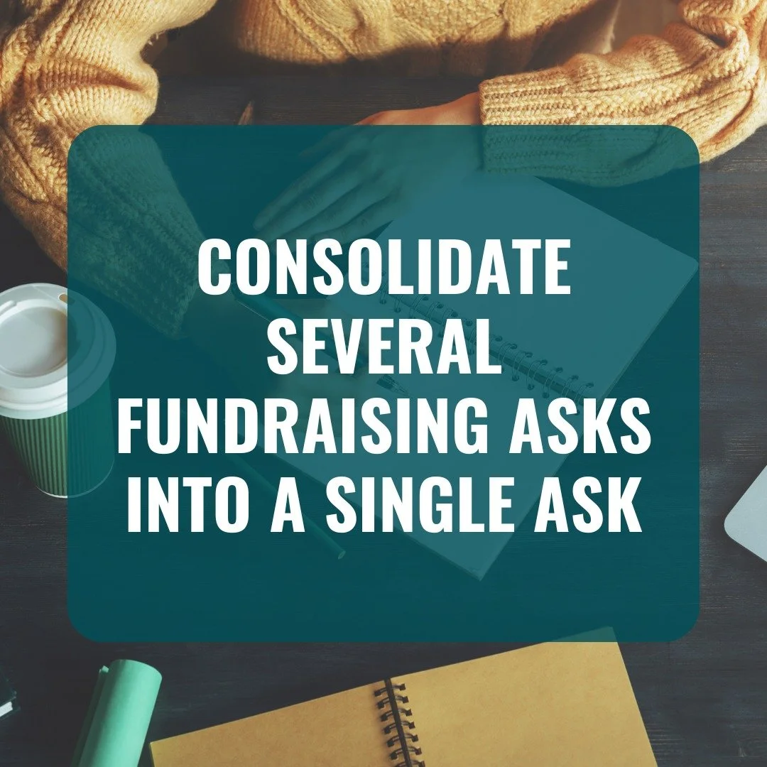 As nonprofit professionals, we work hard to craft the perfect ask, so we can maximize our impact.
This week’s Step Towards STAYbility will help you be more efficient and effective in your fundraising asks.
Rather than looking at your asks on