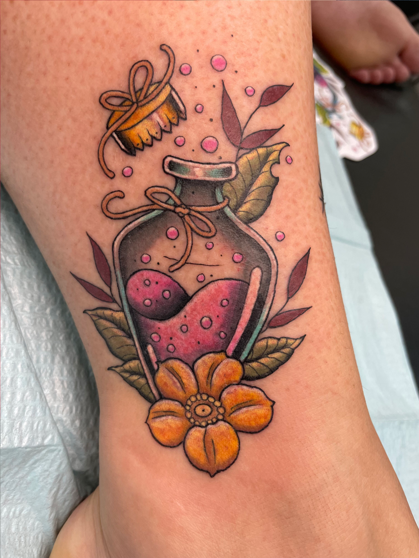 potion bottle tattoo