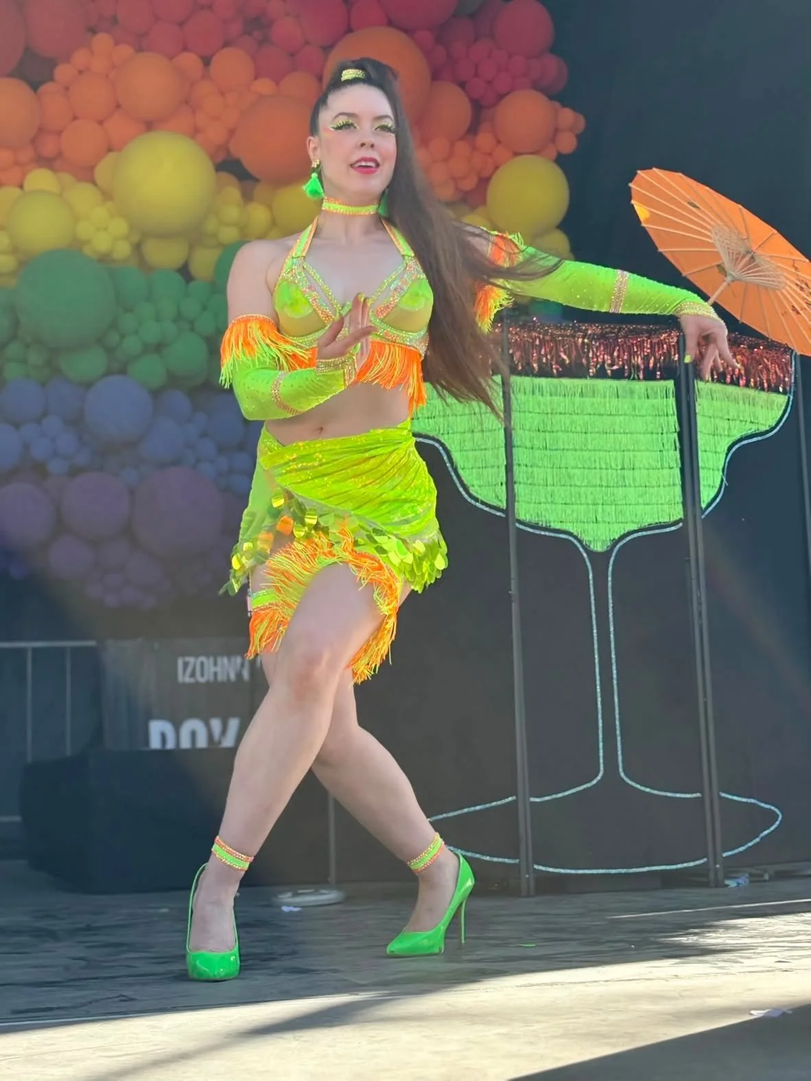 She&rsquo;s getting to be a well traveled Margarita! 🍋&zwj;🟩

🏳️&zwj;🌈 @izohnny 2026 PRIDE weekend in the books! We started at @albertarose.theatre BOYeurism and ended at @pridenorthwest Main Stage where I popped my official Pride performance che