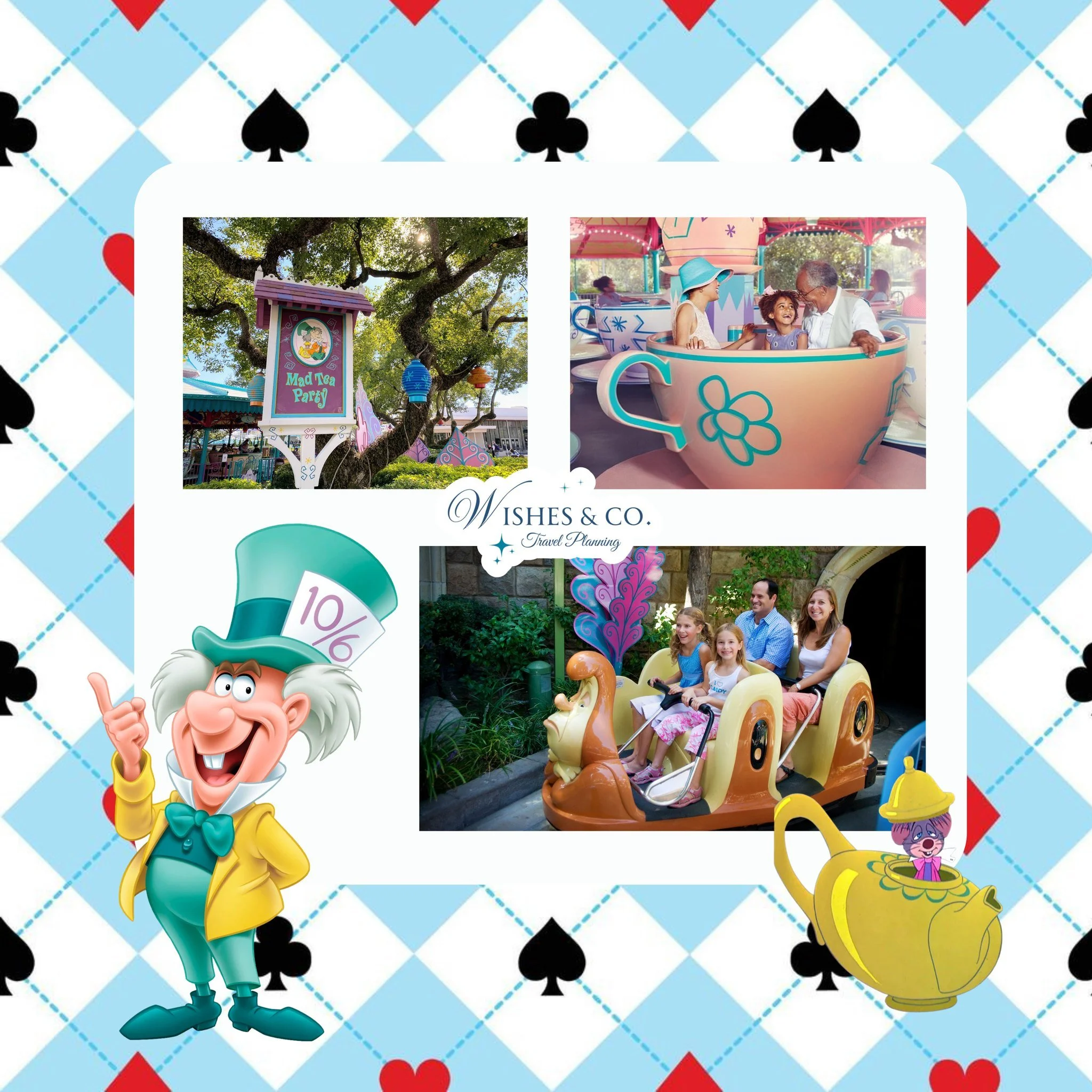 Mad Hatter Day 🎩✨

We&rsquo;re all a little mad here, right? From spinning yourself silly on the Mad Tea Party at Magic Kingdom to wandering through Alice in Wonderland adventures at Disneyland, Disney knows how to bring the whimsy. And get this, Di