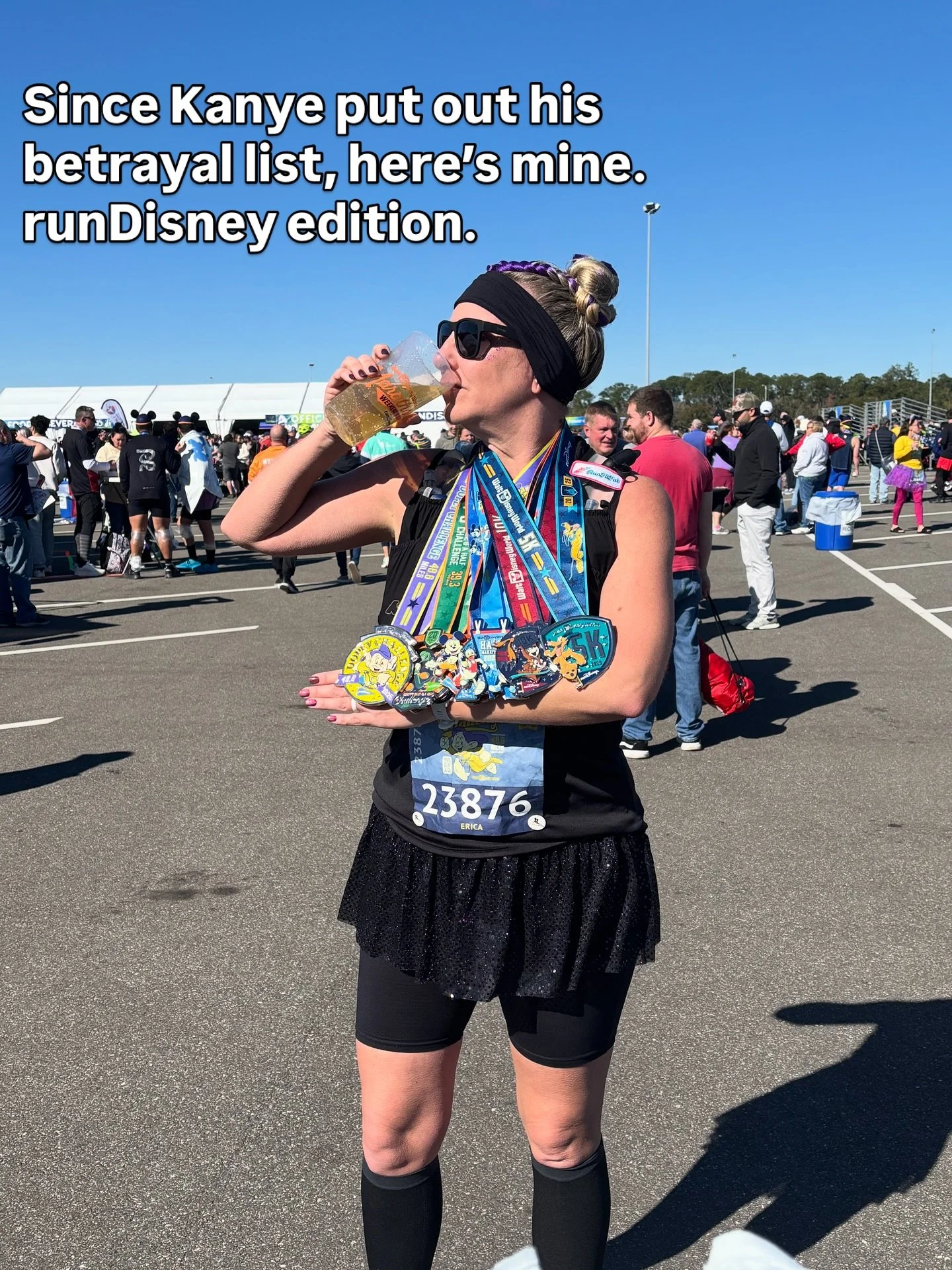 Numerous betrayals yet I keep coming back for more. The mouse always wins. 

#rundisney #wdw #disneymarathon #dopeychallange #betrayal