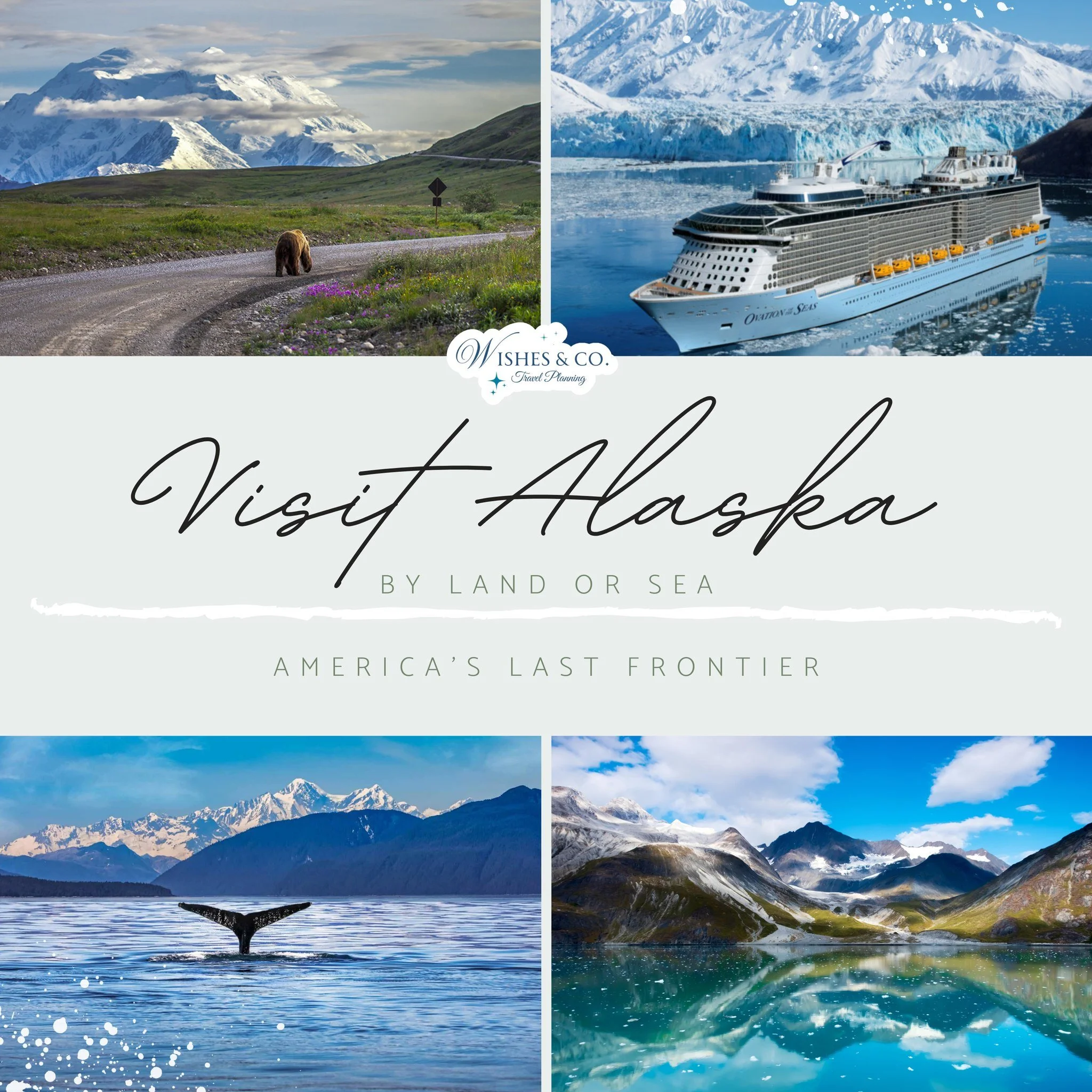 The Last Frontier is calling, and it&rsquo;s louder than ever! 🏔️ From glaciers crashing into the sea to scenic train rides through towering mountains, Alaska is one of those places you have to see by land, sea&hellip;or both. My favorite way? A cru