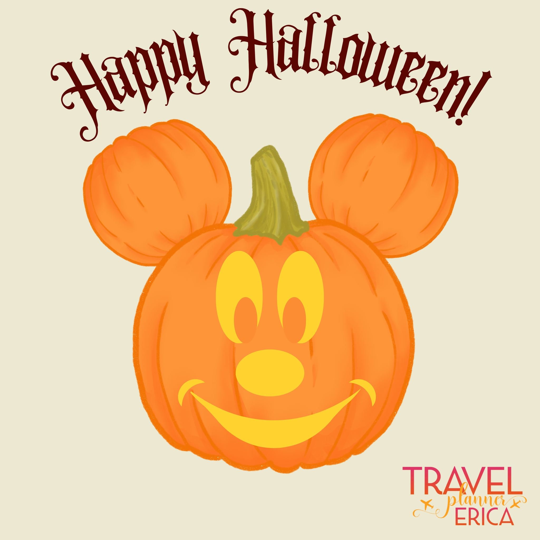 May your Halloween be as sweet as a Mickey-shaped pumpkin treat!