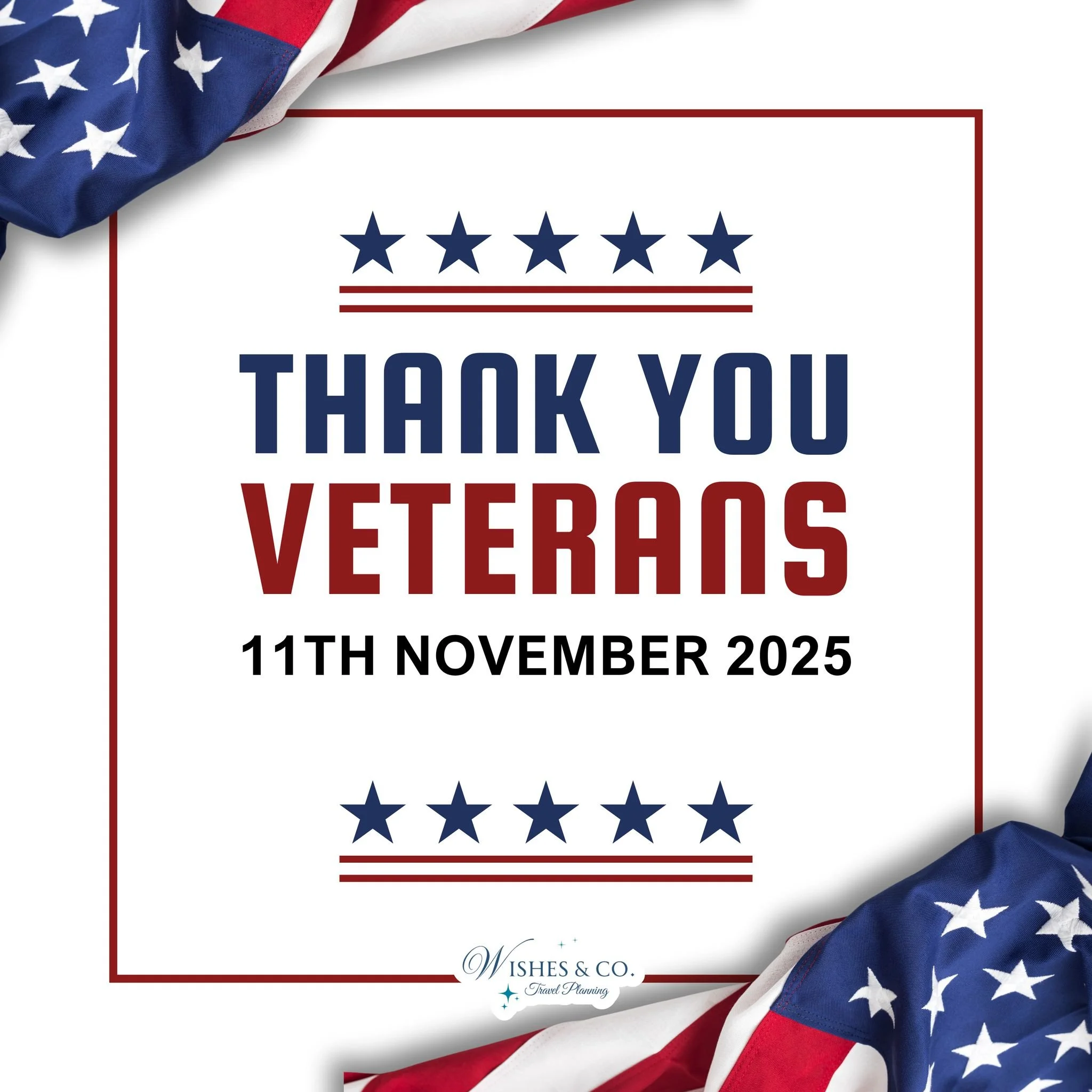 Today and every day, I&rsquo;m thankful for the brave men and women who have served our country. Because of their courage and sacrifice, we have the freedom to explore this beautiful world, from our own backyard to destinations across the globe. To e