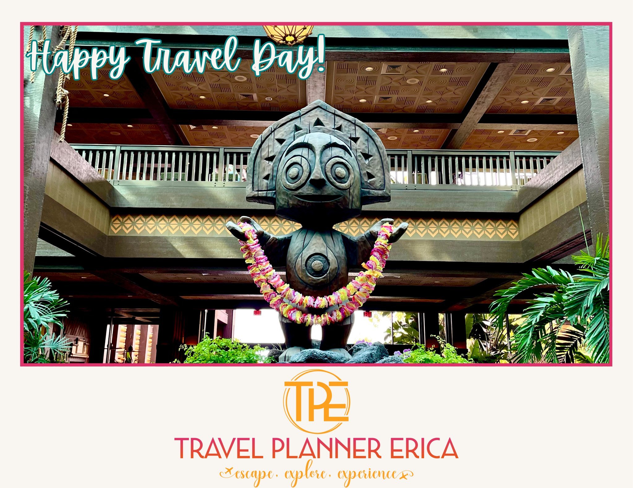 Should I go back to posting Travel Day hoorays? I THINK SO! 🥳

Happy Travel Day to my client's that are on their way to relive childhood memories at Disney's Polynesian Village Resort! They&rsquo;ll be settling into those dreamy island vibes, grabbi