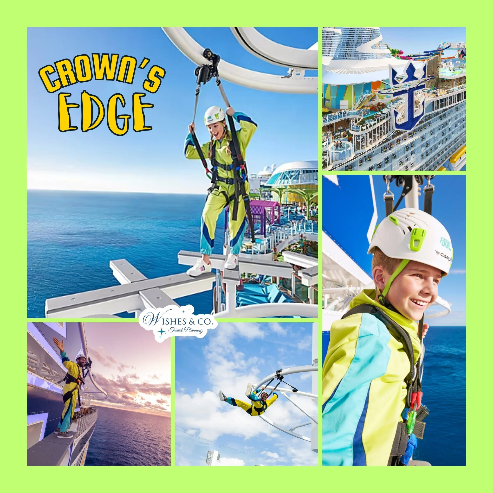 Would YOU hang off the side of a cruise ship? 😱

Because Royal Caribbean said, &ldquo;Let&rsquo;s spice things up,&rdquo; and created Crown&rsquo;s Edge and honestly? It&rsquo;s wild in the best way.

Picture this:
⚓️ A ropes course
😳 Suspended ove