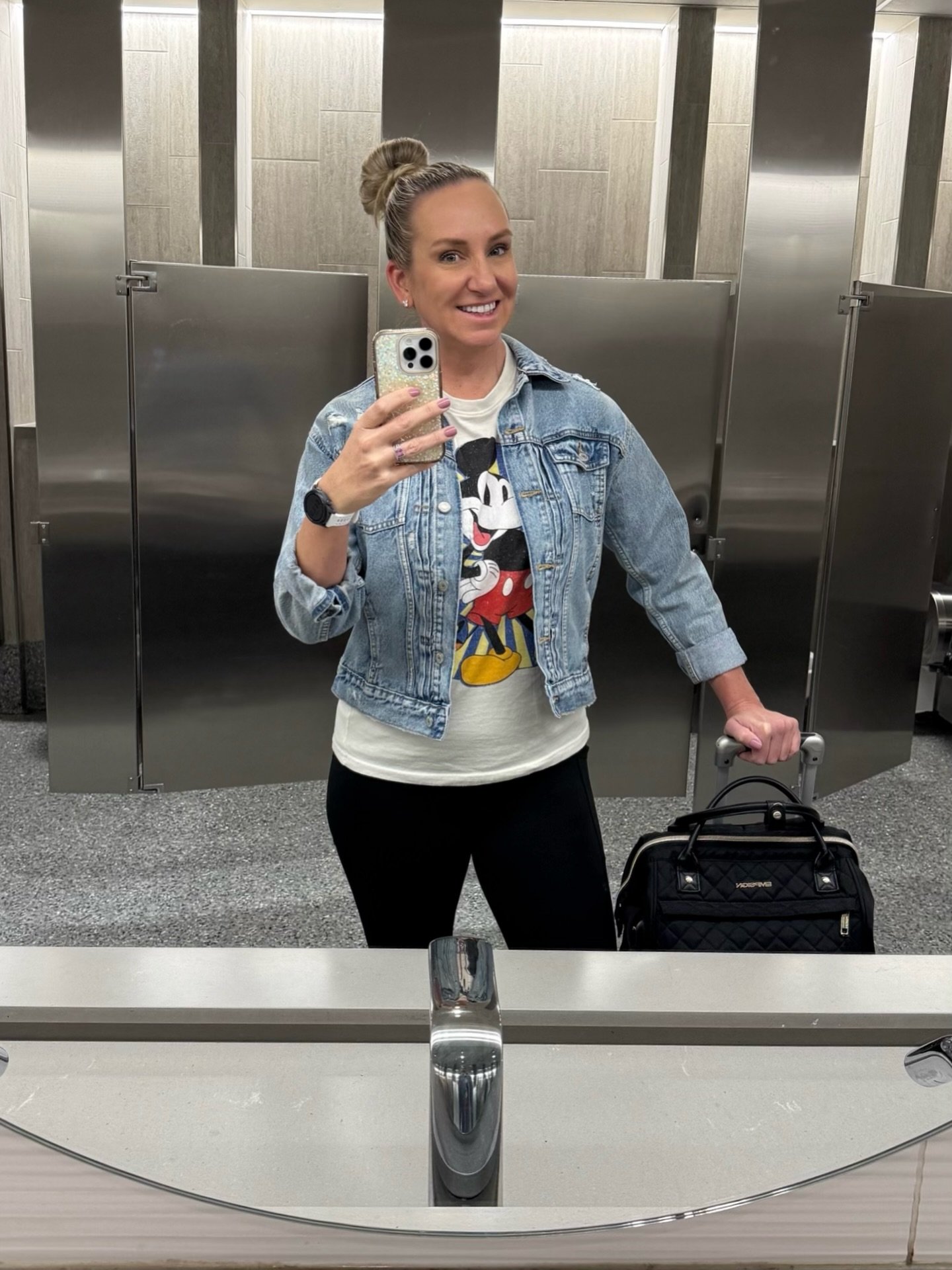 Airport check-in: done. Carry-on packed: done. Mission for this trip: research, not rides. 

Yep, I&rsquo;m at the airport with my carry-on, my energy drink, and zero intention of riding a single ride this trip. 

Because this is a one-night trip, an