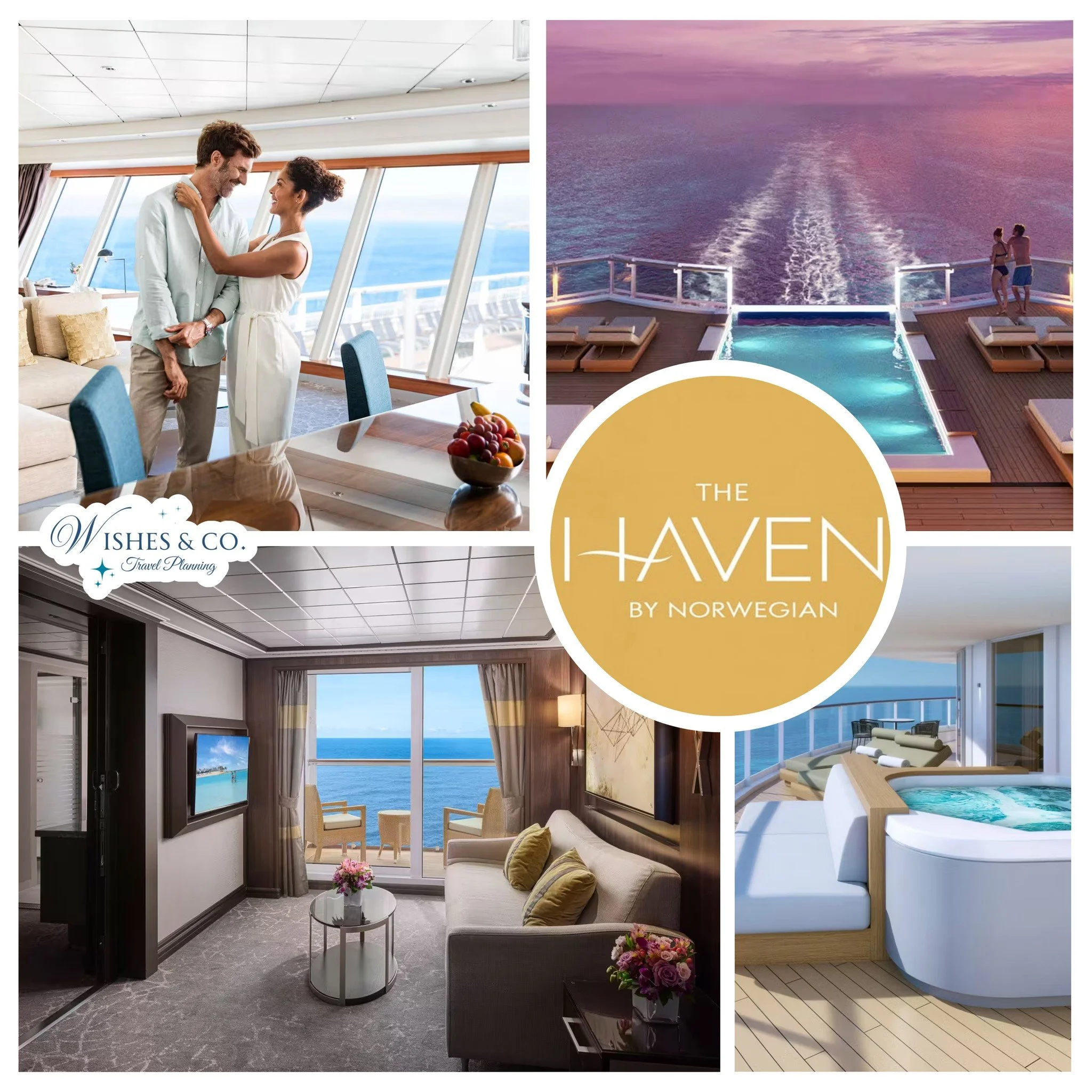 If you love cruising but also love a little extra breathing room, let me introduce you to one of my favorite ways to sail, The Haven by Norwegian Cruise Line. 

Think of it as a ship within a ship. You still get all the entertainment, restaurants, an